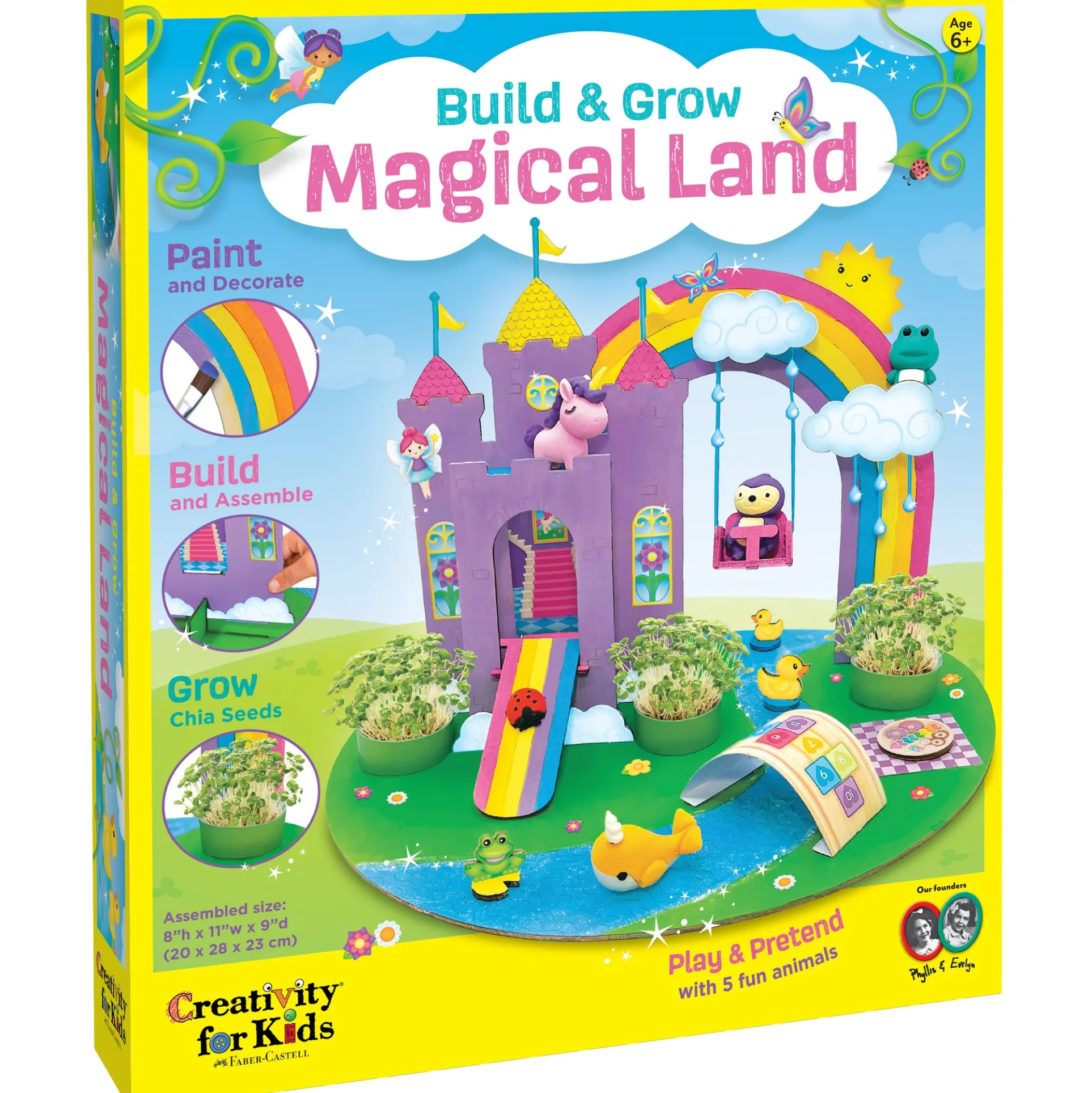 Creativity for Kids Build and Grow - Enchanted Unicorn Garden Castle