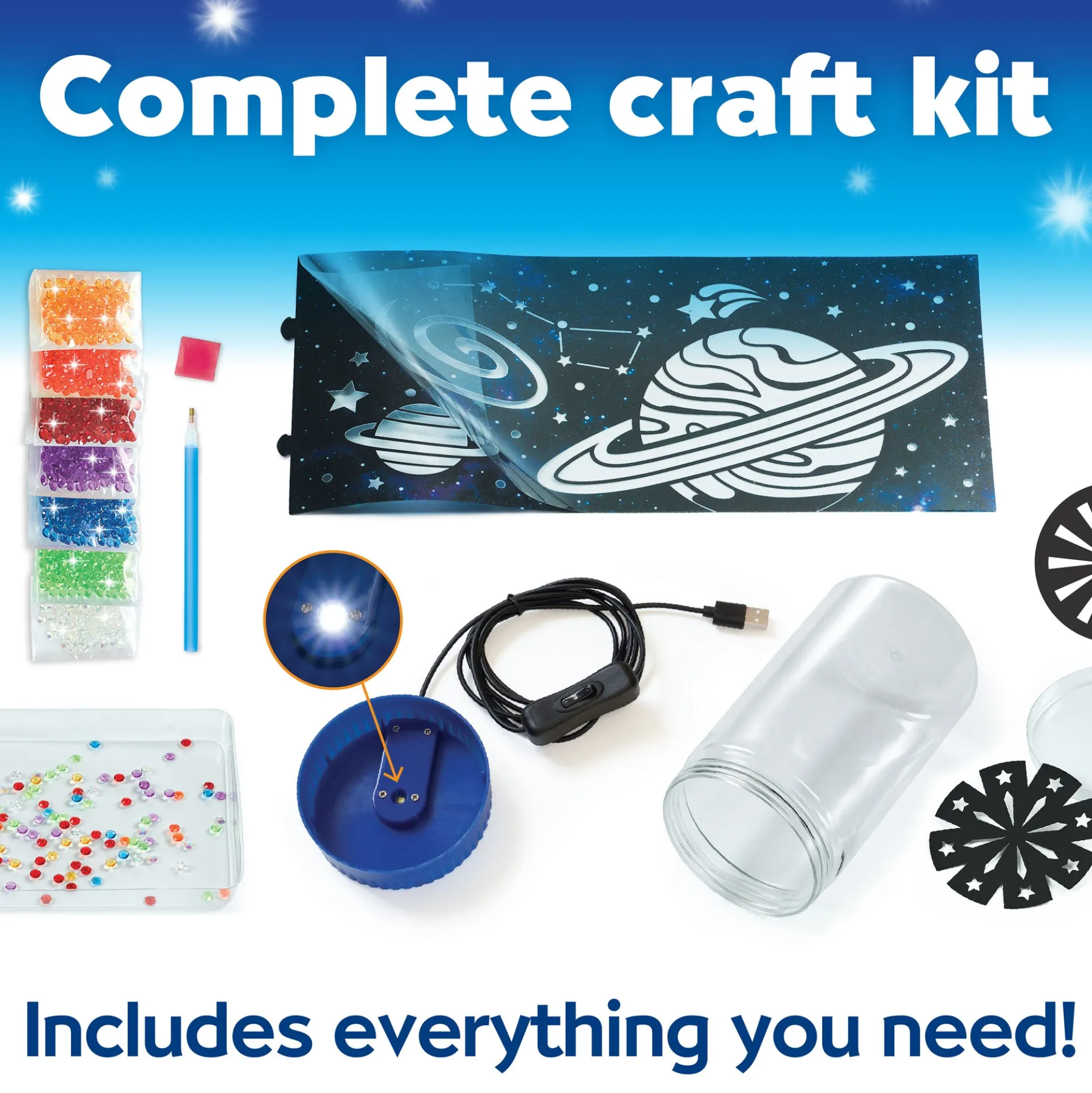 Creativity for Kids Big Gem Diamond Painting Night Light Kit