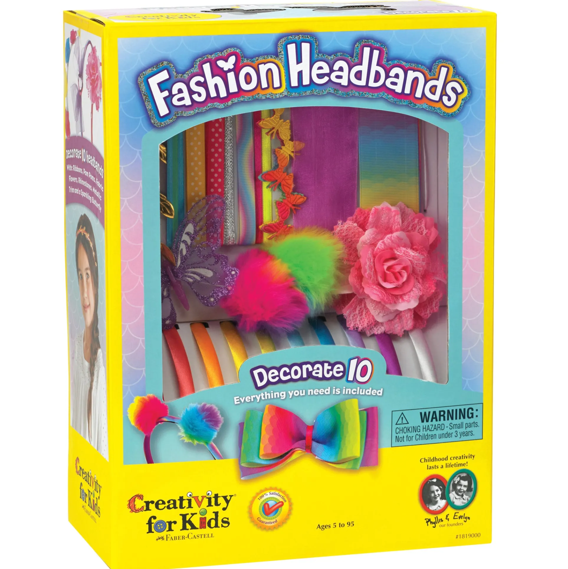 Creativity for Kids - Fashion Headbands Craft Kit - Create 10 Unique Headbands