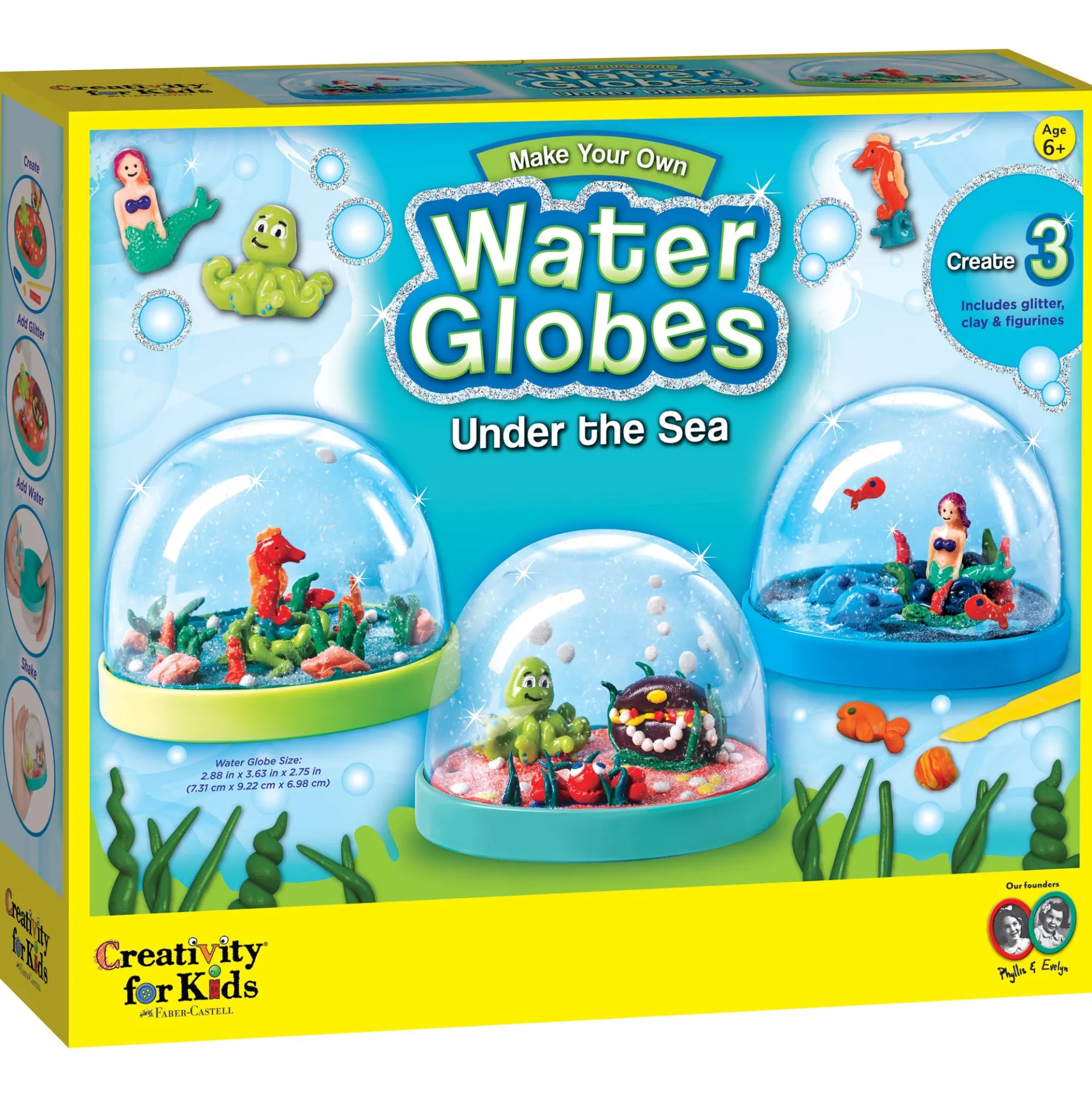 Creativity for Kids Under the Sea Themed Snow Globe Making Kit