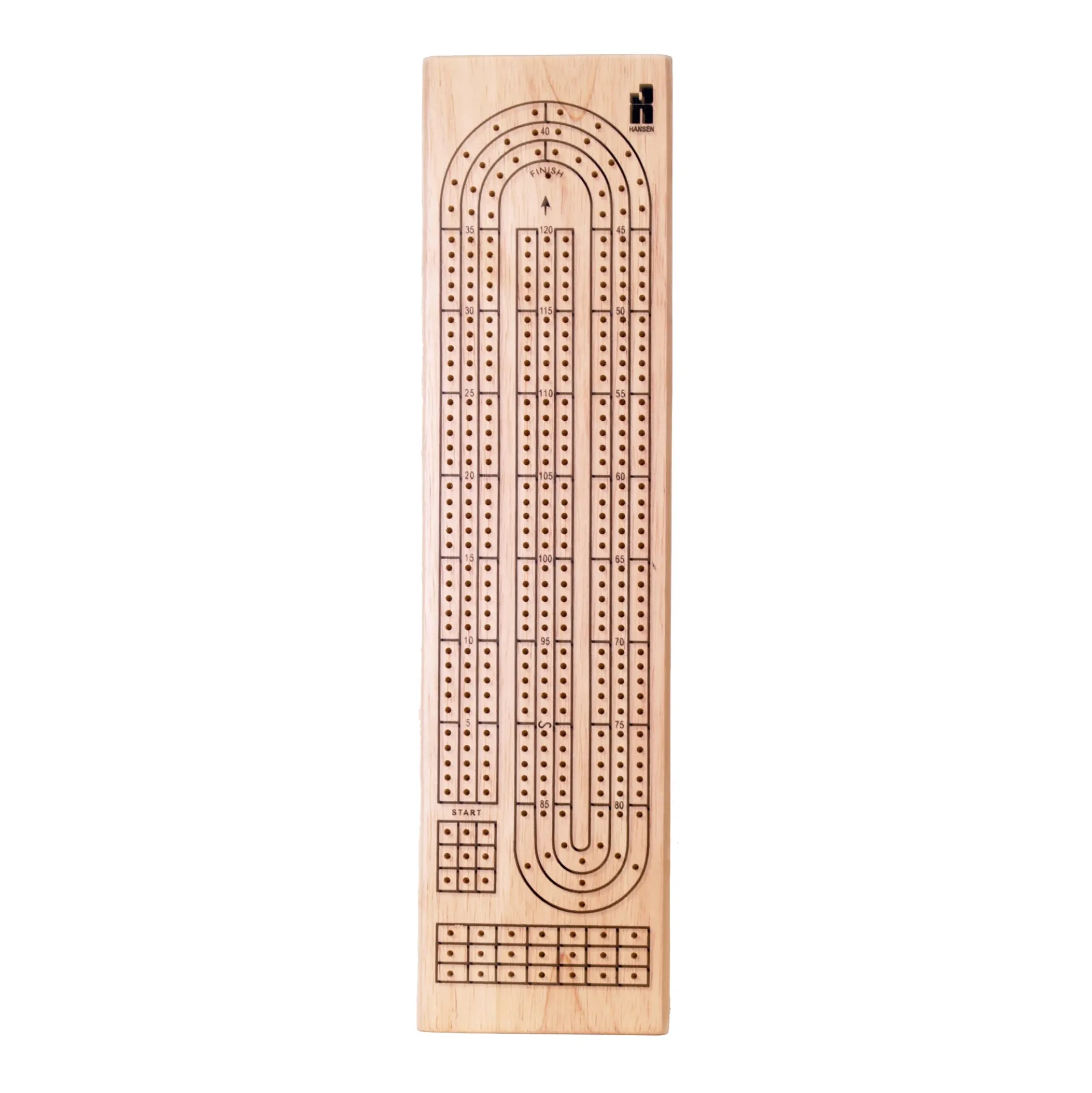 Cribbage Triple Track Handcrafted Wooden Board Game