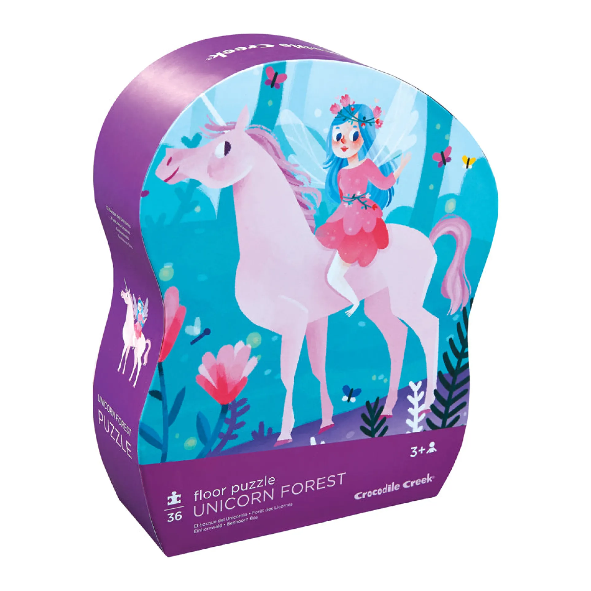Crocodile Creek Unicorn Forest 36-Piece Floor Puzzle
