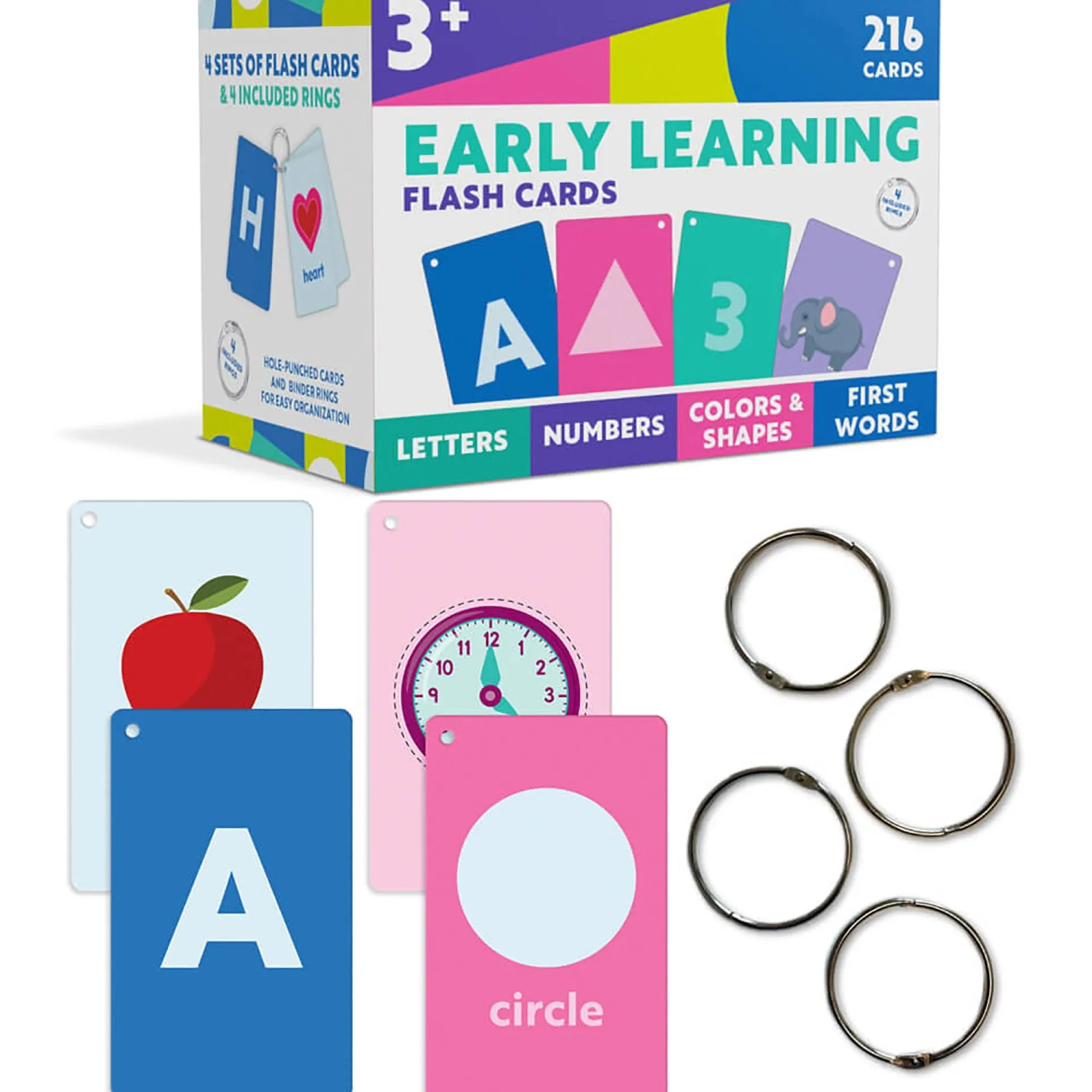 Carson Dellosa Early Learning Flash Cards - Education Bundle - Multicolor