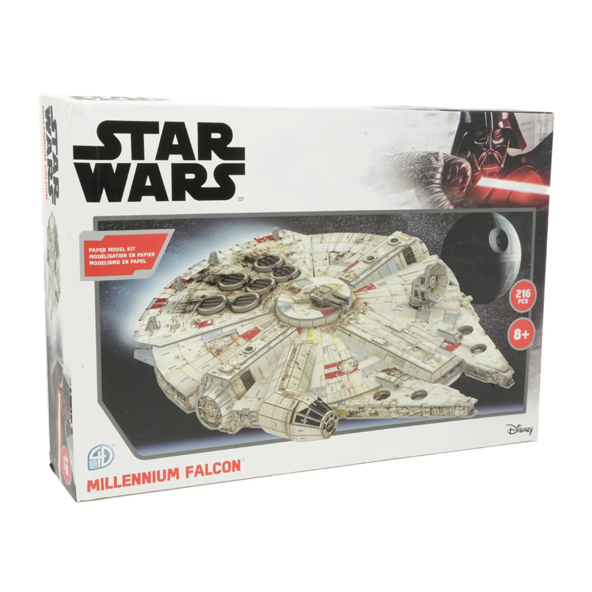4D Cityscape Star Wars Millennium Falcon 1:72 Scale Paper Model Kit