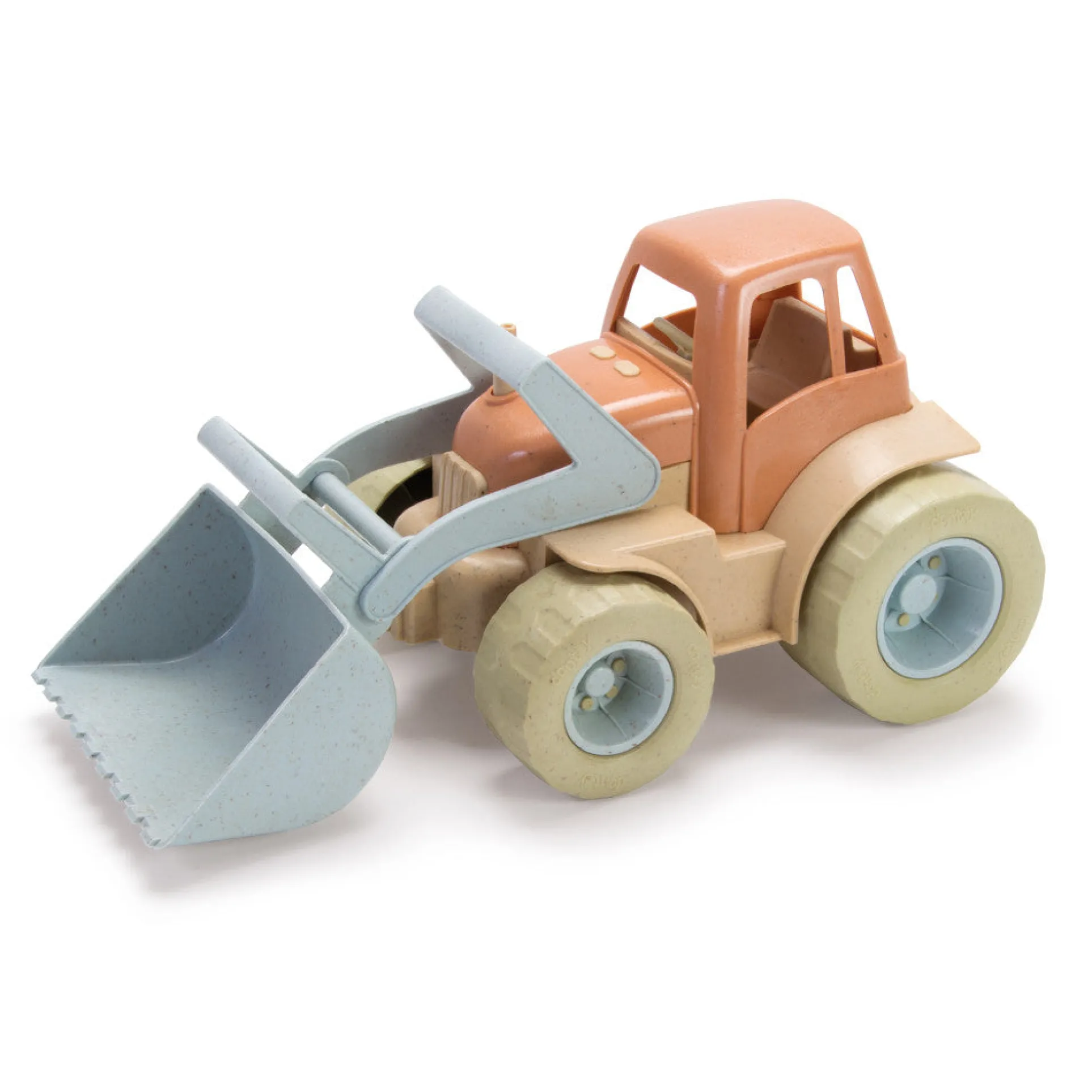 Dantoy Bio-Friendly Big Tractor with Front Loader for Indoor and Outdoor Play, Ages 2-8