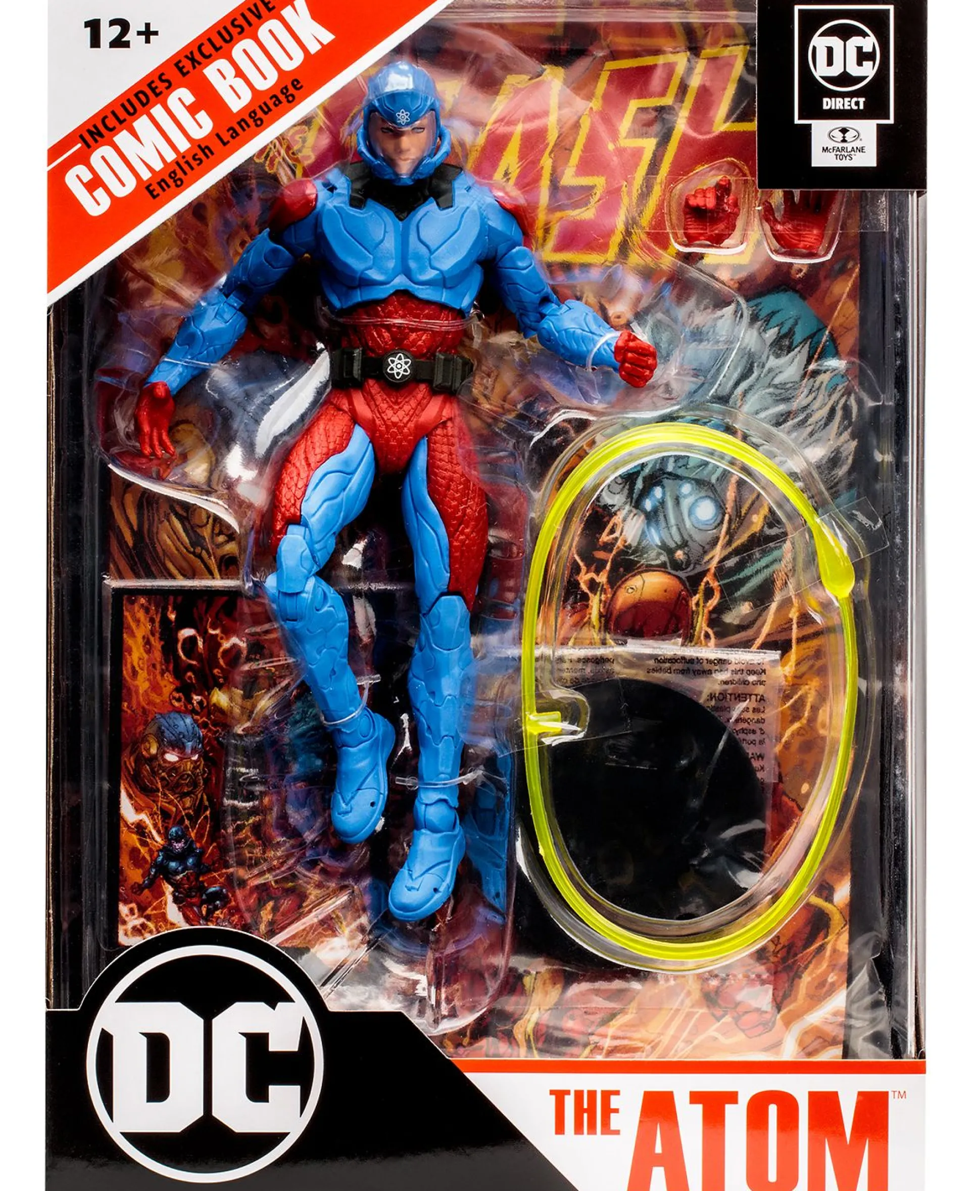 DC Direct The Atom 7-Inch Action Figure with Comic and Art Card