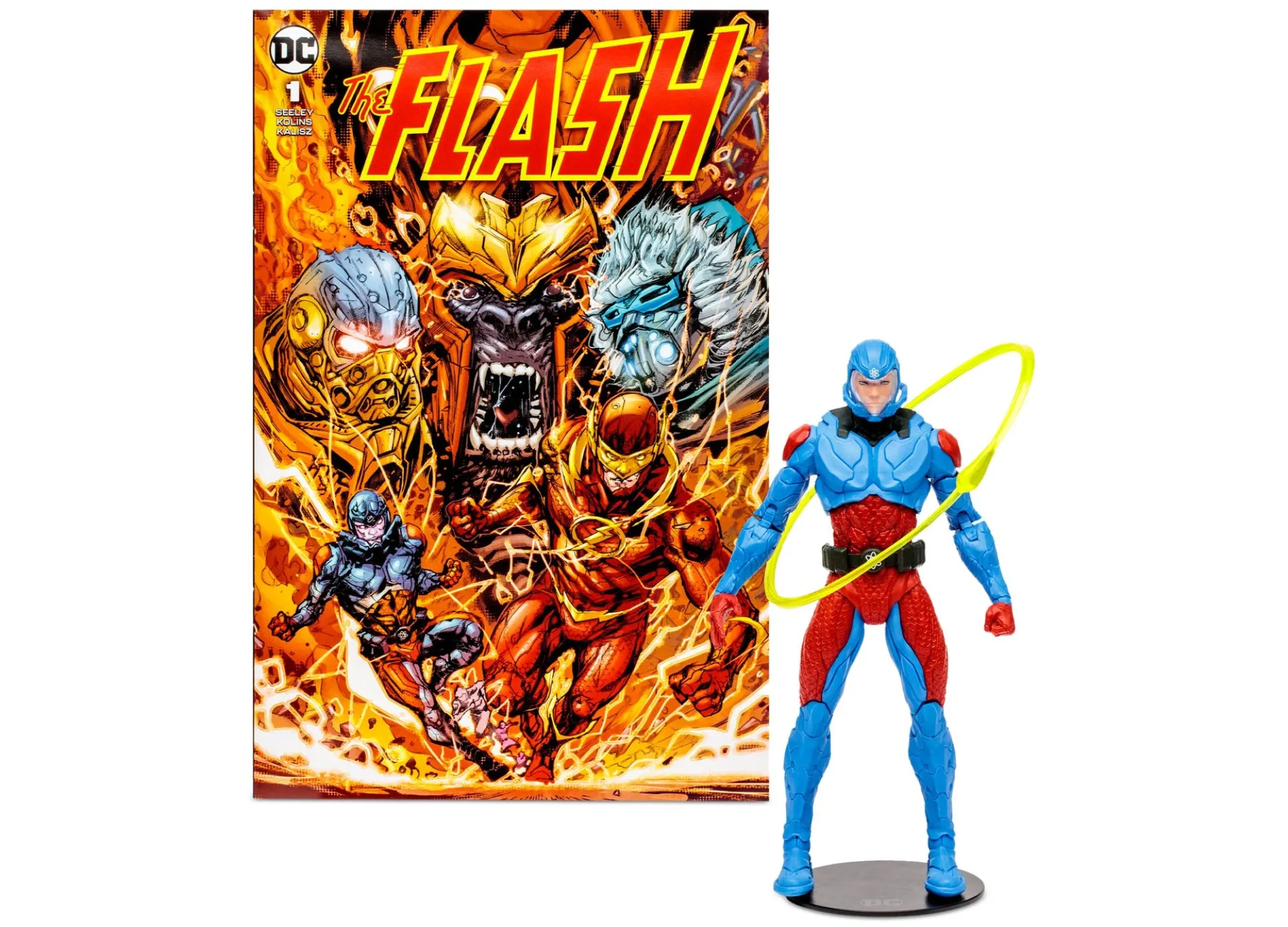 DC Direct The Atom 7-Inch Action Figure with Comic and Art Card