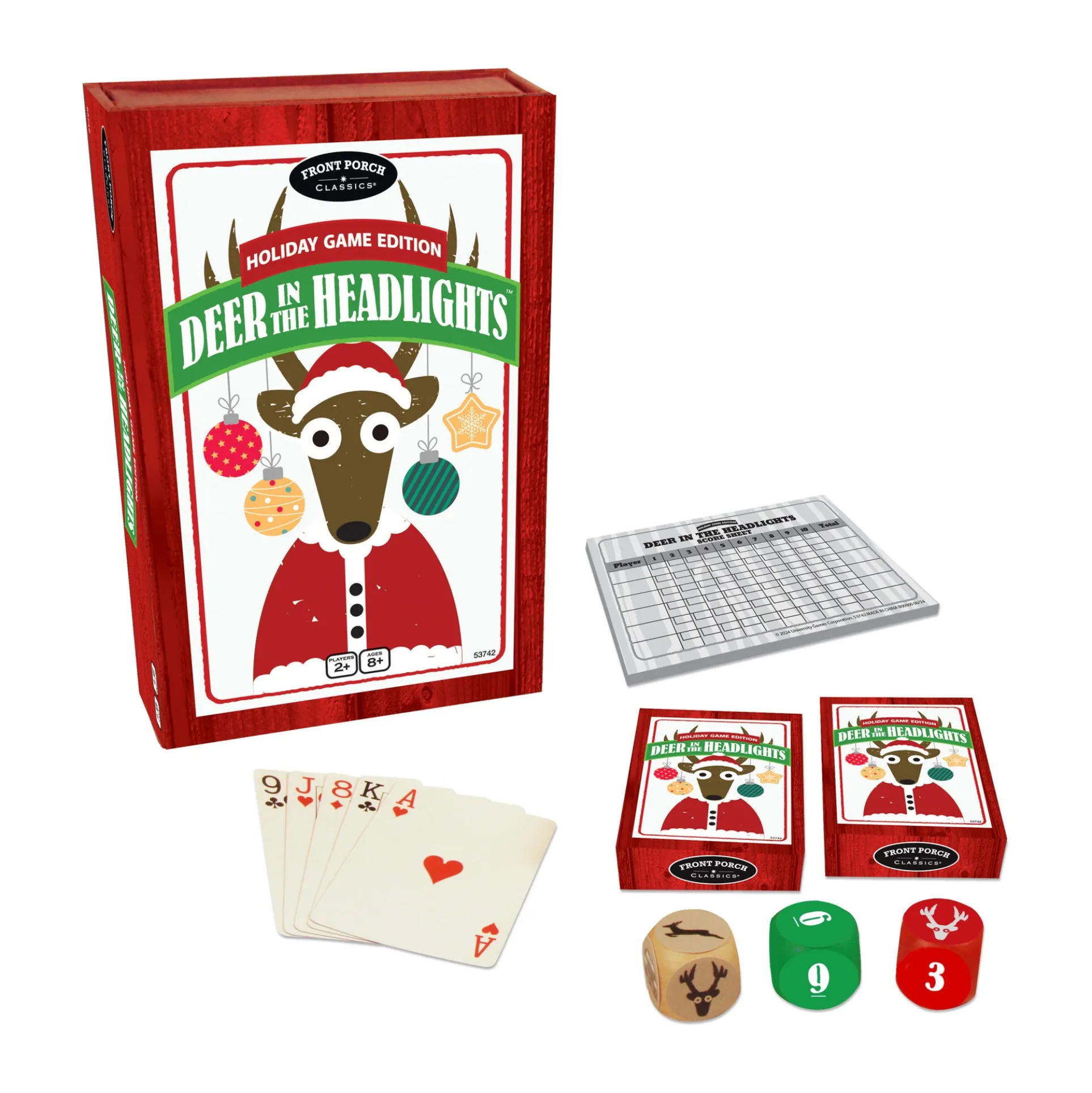 Deer in the Headlights Holiday Edition Family Card Game