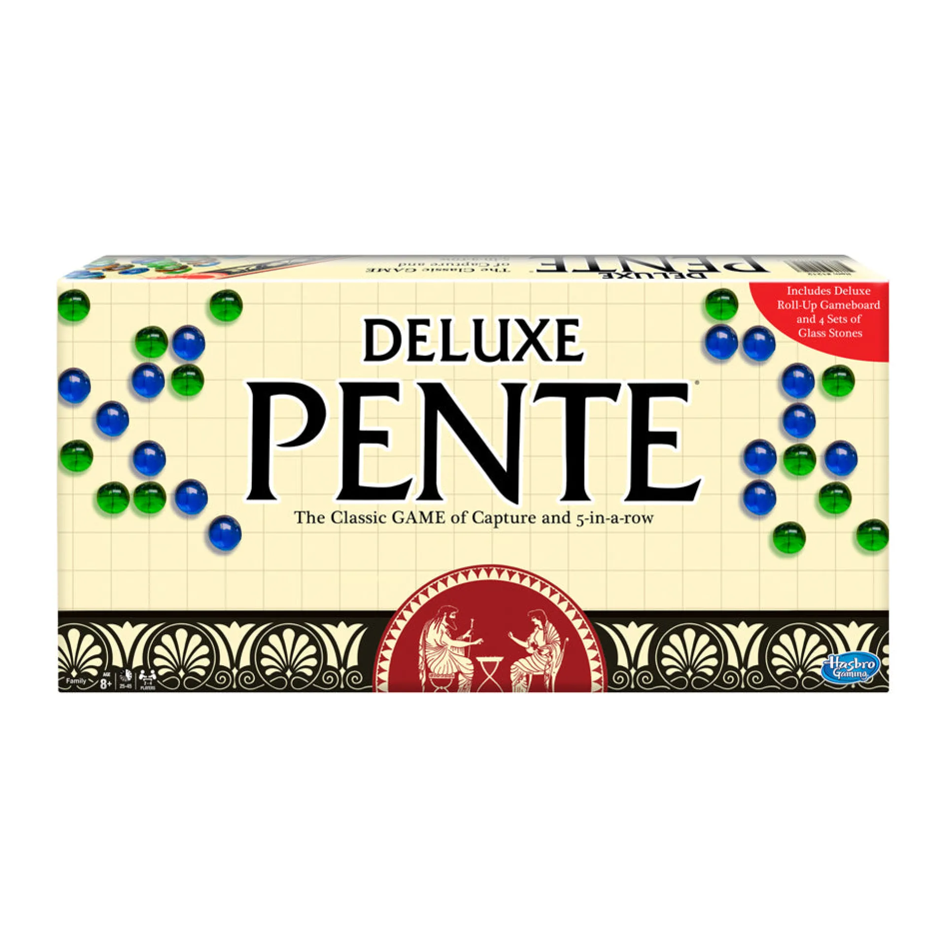 Deluxe Pente Board Game by Winning Moves - Strategic Glass Stone Game
