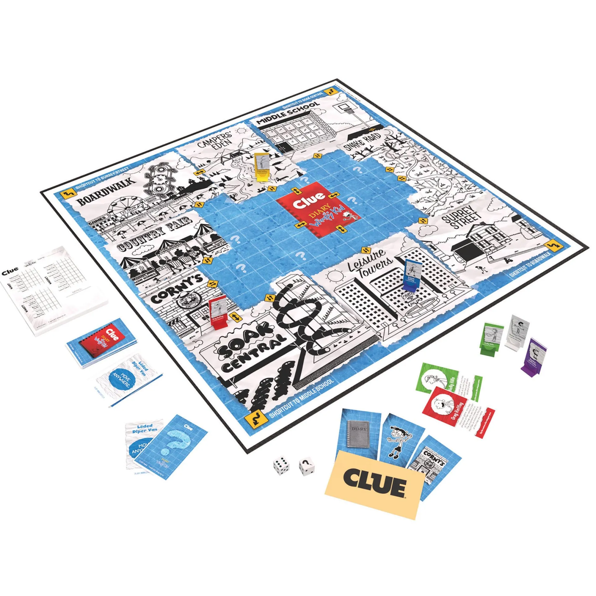 Diary of a Wimpy Kid CLUE Board Game