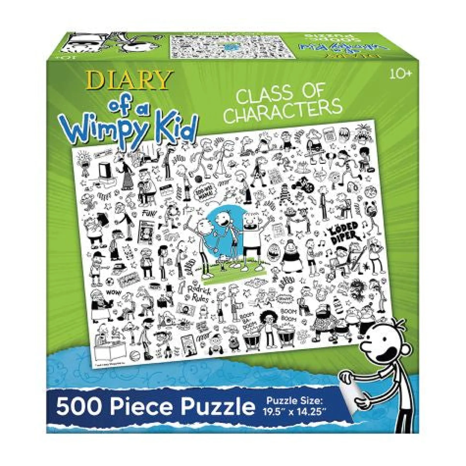 Diary of a Wimpy Kid Class Characters Jigsaw Puzzle - 500 pc