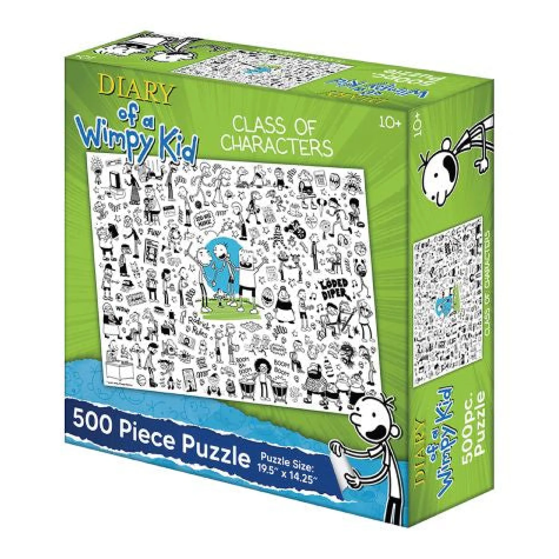 Diary of a Wimpy Kid Class Characters Jigsaw Puzzle - 500 pc