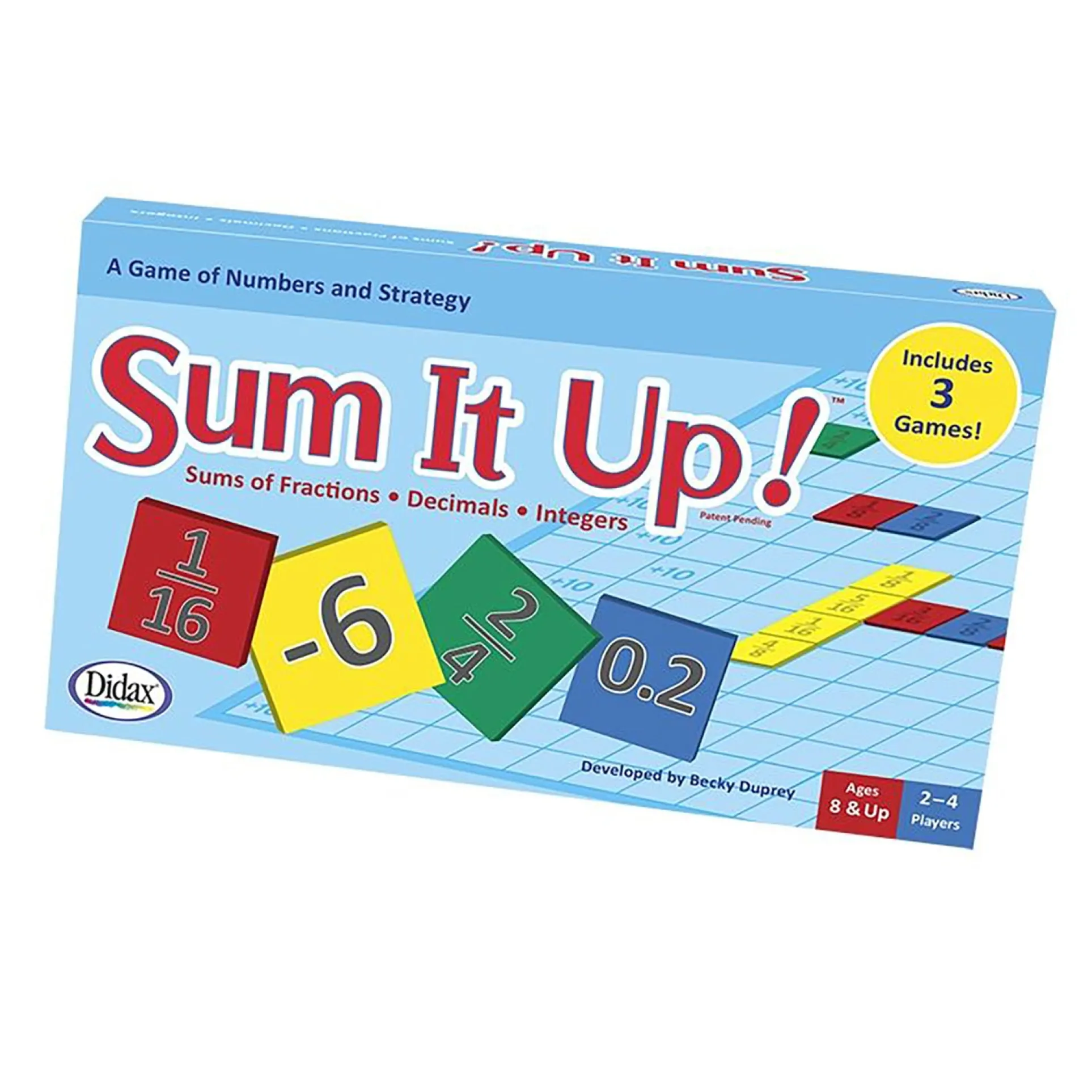 Didax Sum It Up! - Fractions, Decimals, Integers Game Set