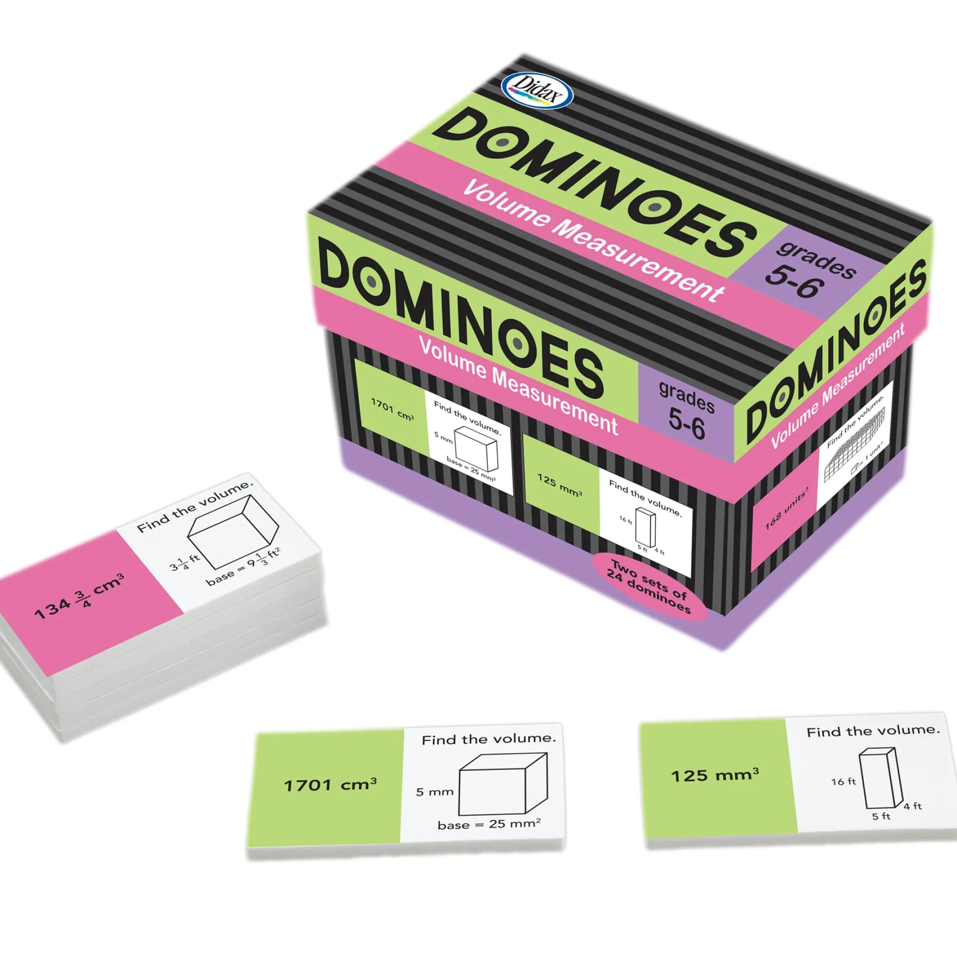 Didax® Volume Measurement Dominoes - Educational Math Game