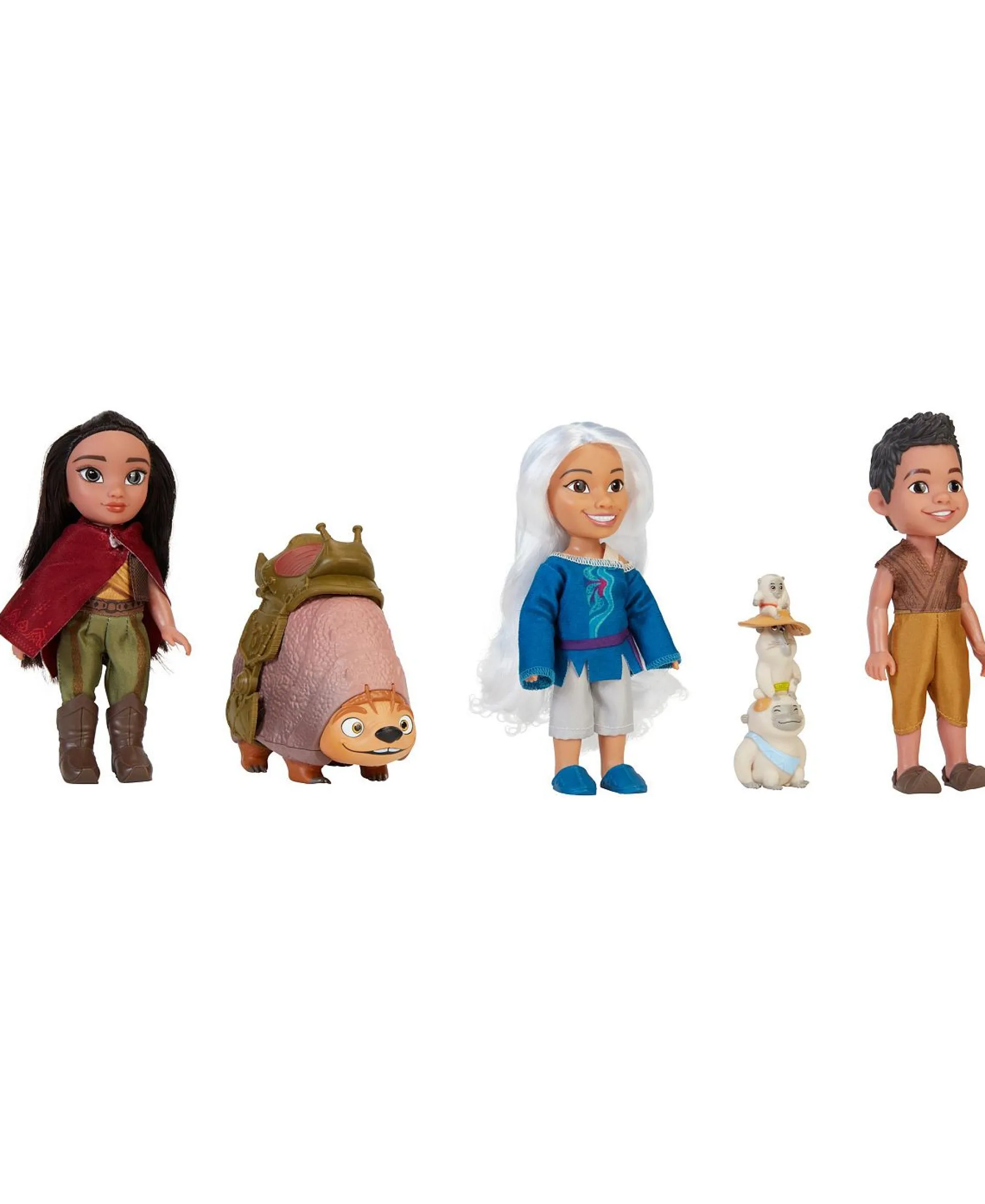 Disney 6" Petite Raya and Friends Adventure Doll Set