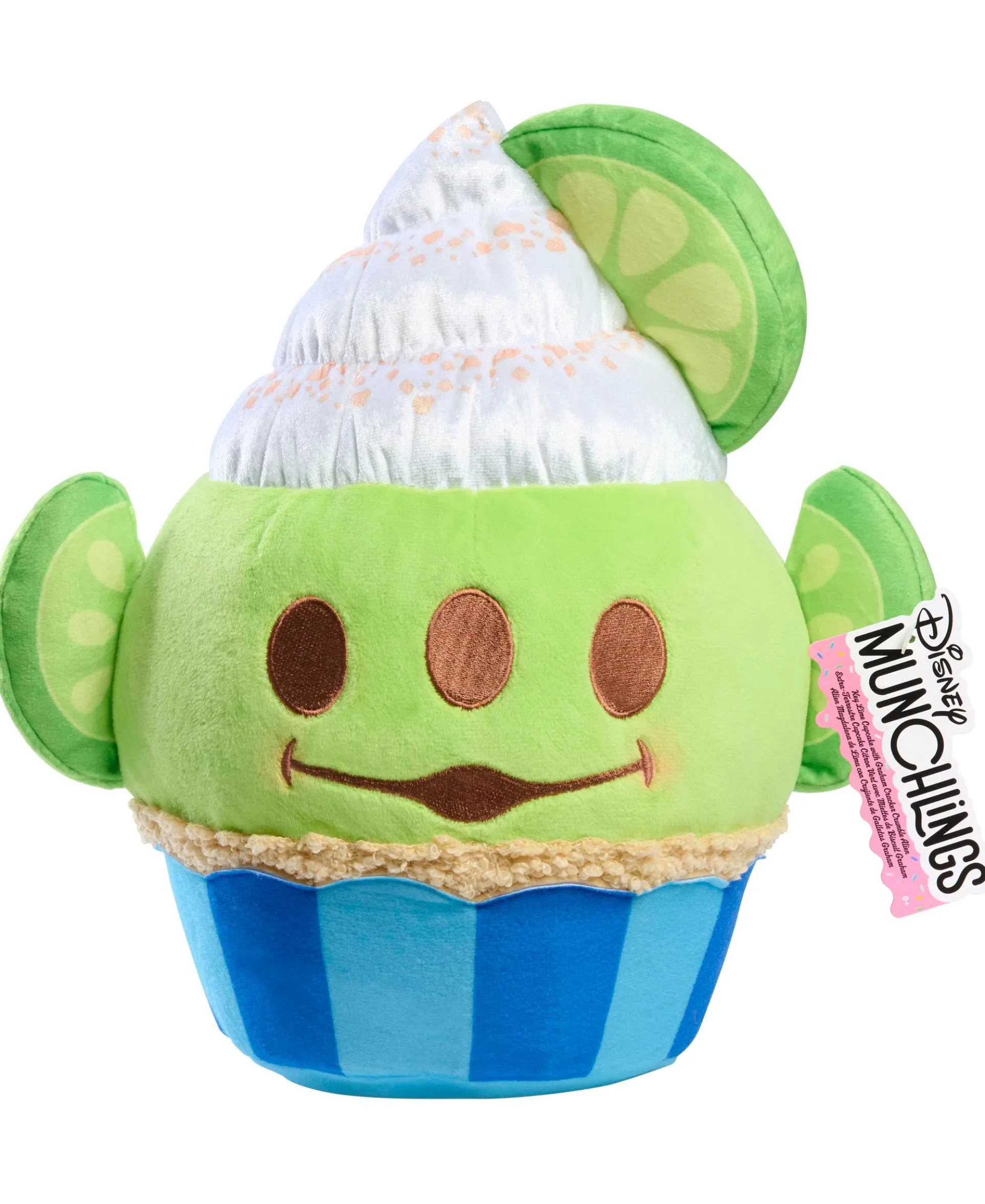 Disney Munchlings 10 inch Key Lime Cupcake Alien Plush - Scented