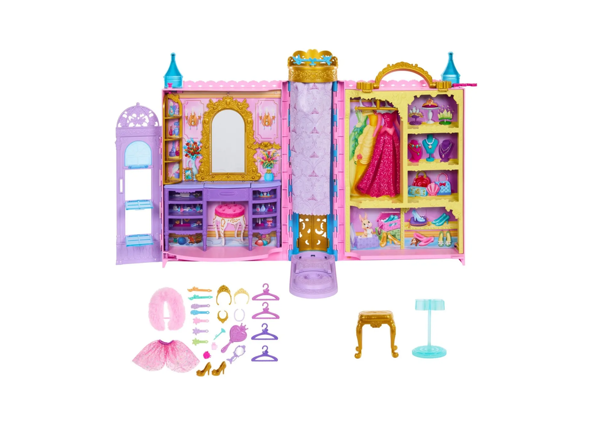 Disney Princess - Ready for the Ball Closet with Fashions, Accessories & Storage