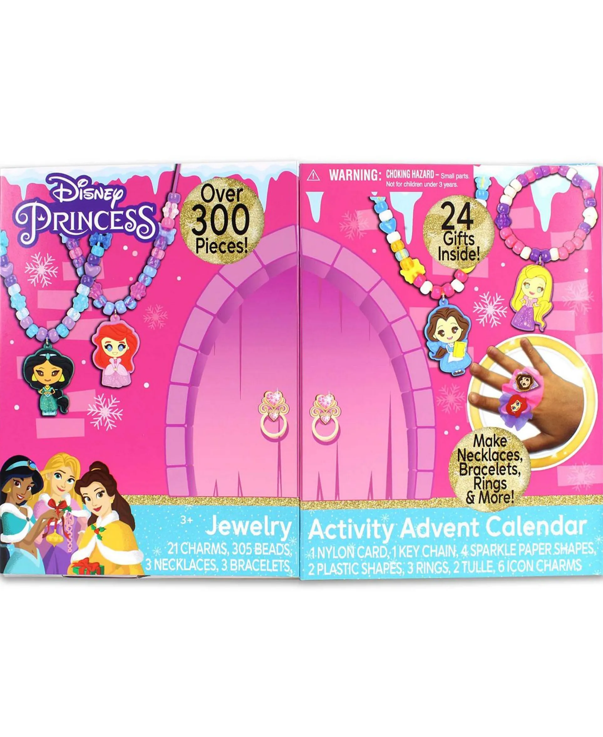 Disney Princess Jewelry Activity Advent Calendar - Over 300 Pieces