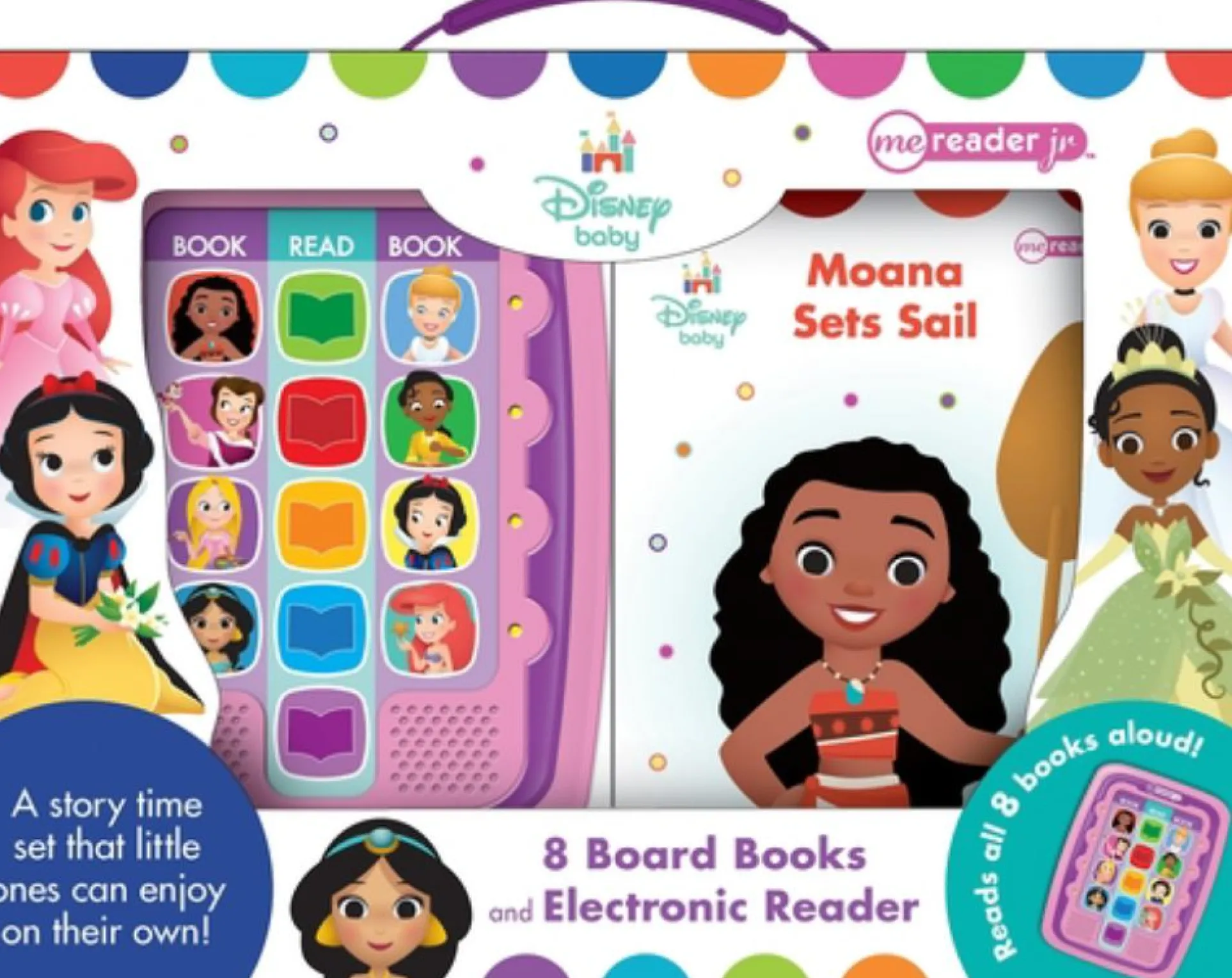 Disney Princess Me Reader Jr 8-Book Set with Sound Module