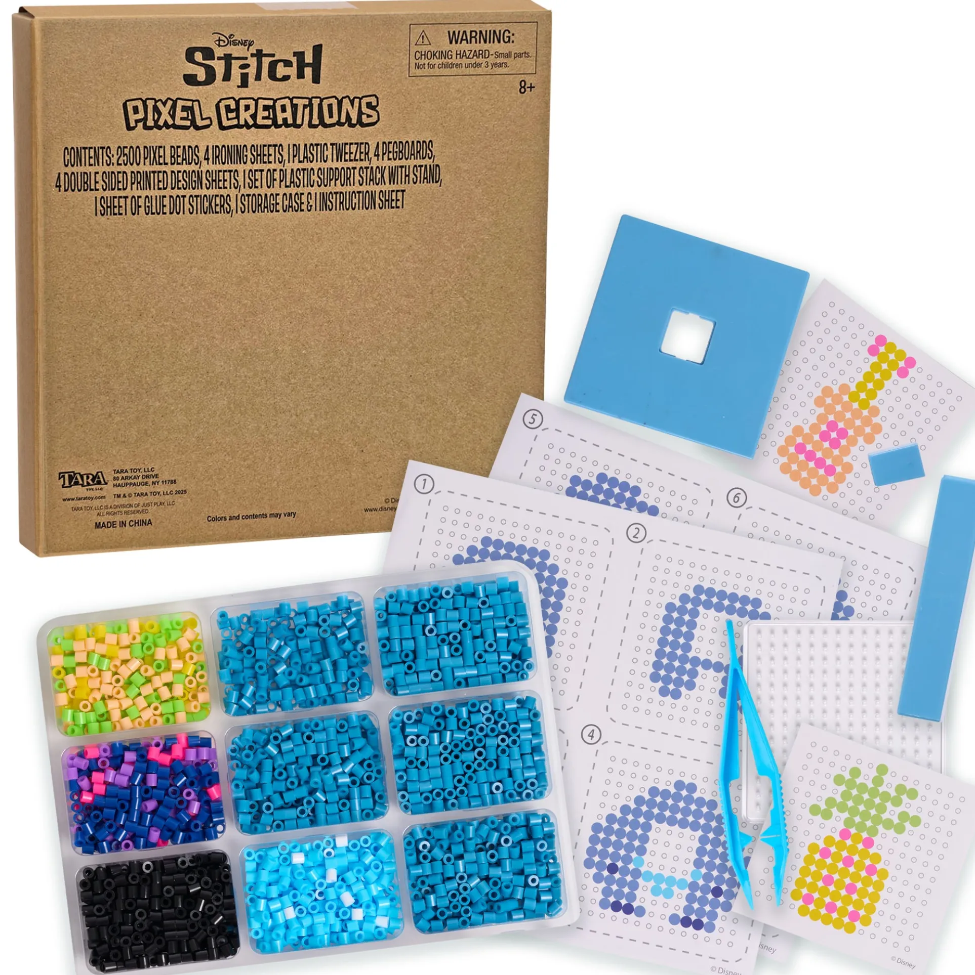 Disney Stitch 3D Pixel Art Adventure Set - 2500 Beads
