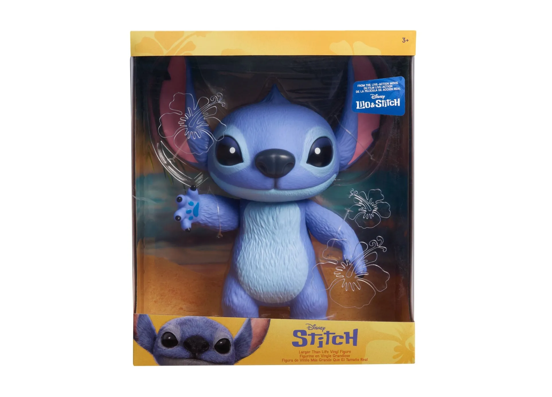 Disney Stitch 14-Inch Poseable Vinyl Figure - Live-Action Lilo & Stitch