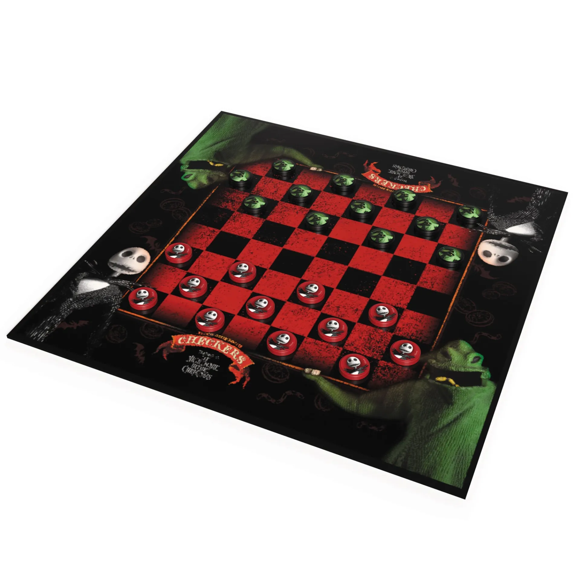 Disney Tim Burton's The Nightmare Before Christmas Checkers Game by USAopoly