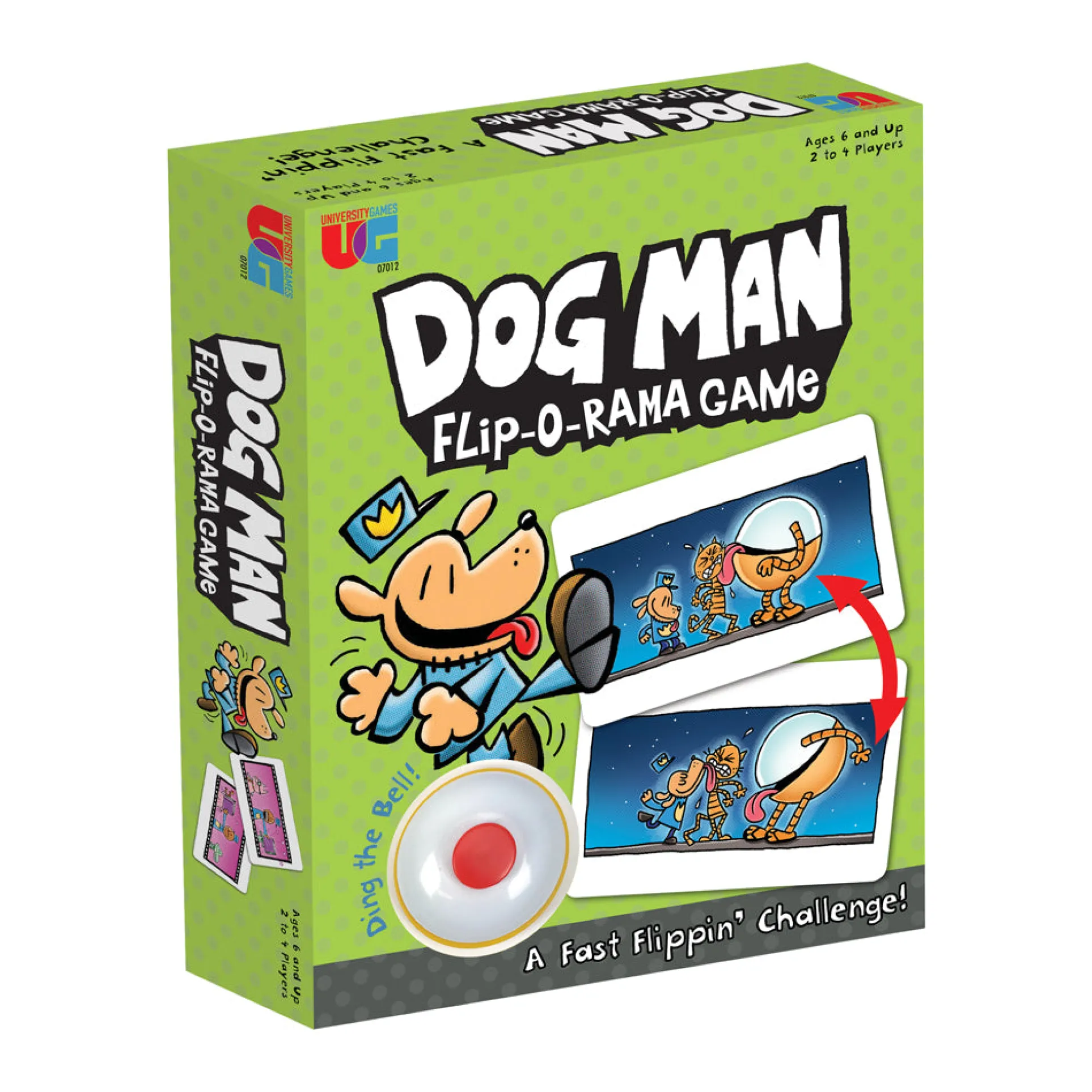 Dog Man Flip-O-Rama Matching Card Game by University Games