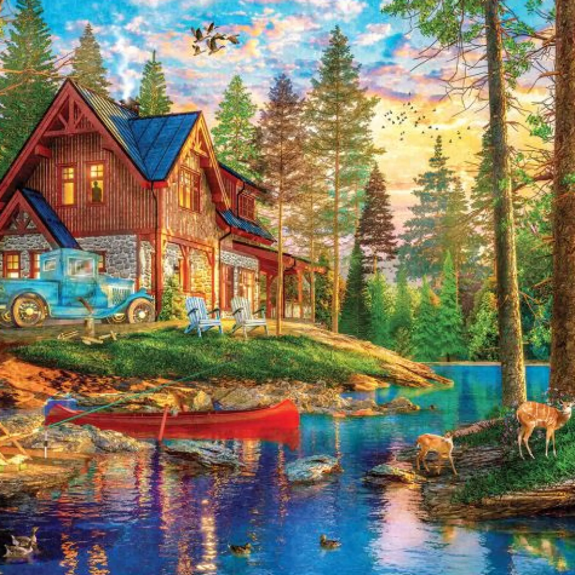 Dominic Davison Summer Retreat 1000pc Jigsaw Puzzle