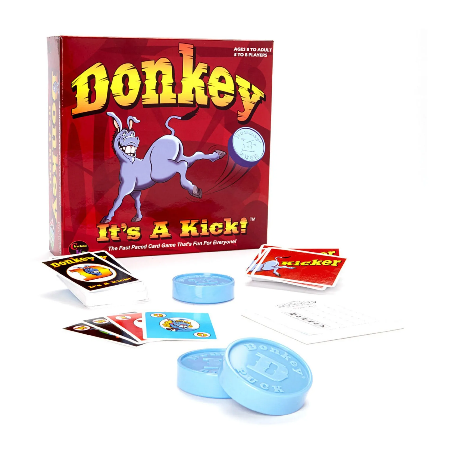 Donkey It's a Kick! Wild Card Game