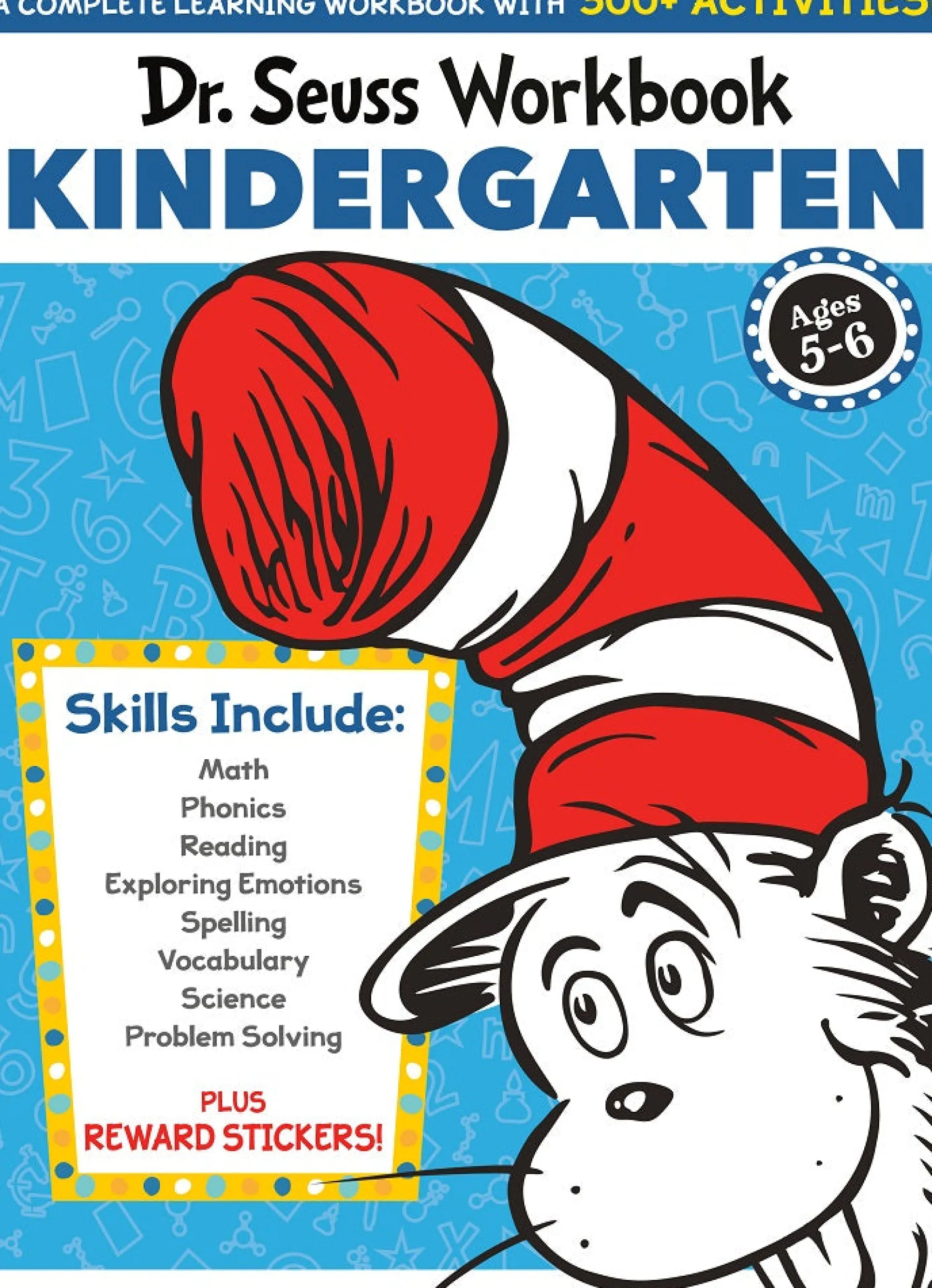 Dr. Seuss Kindergarten Learning Workbook - Multi-Subject Activities