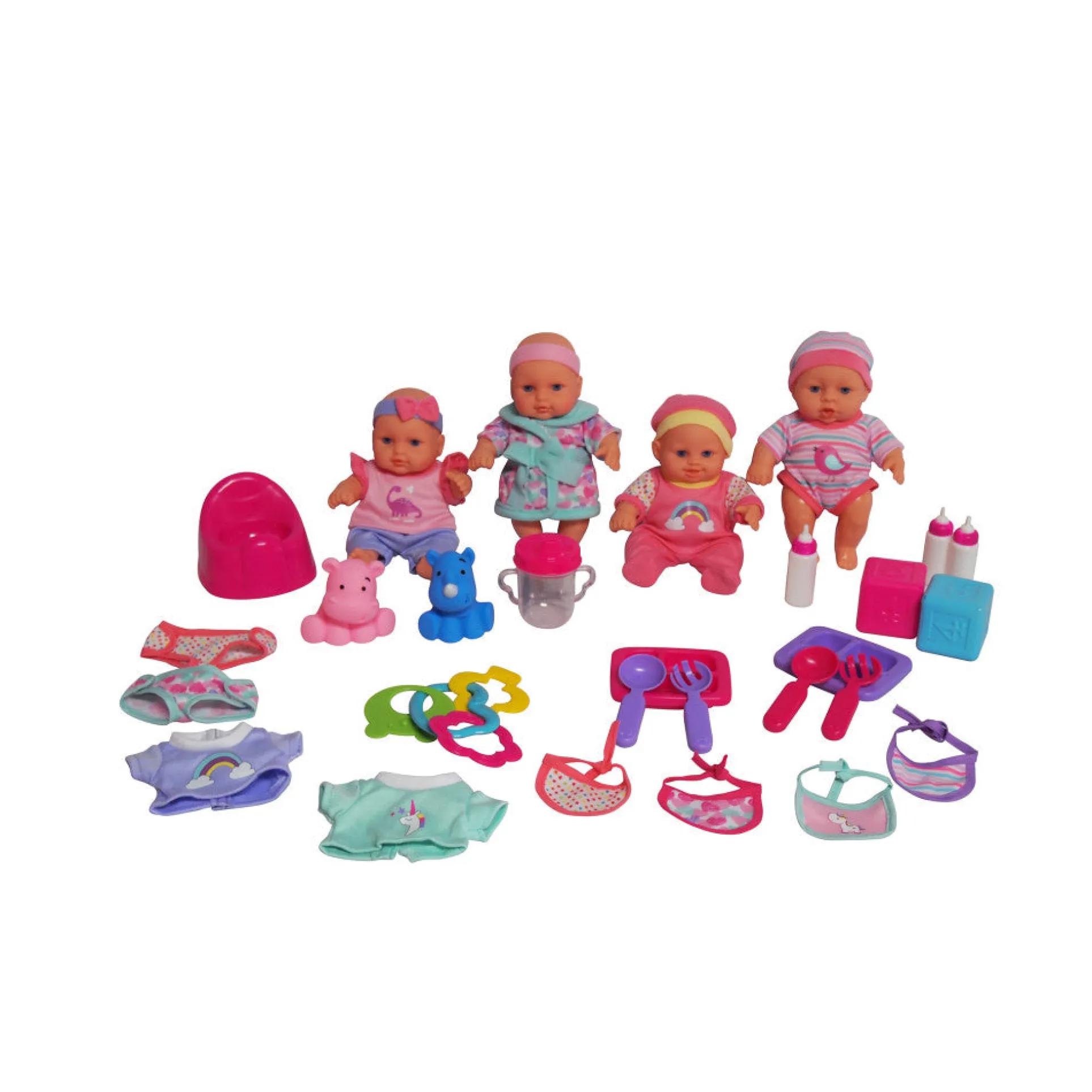 Dream Collection 29-Piece 7" All-Occasions Baby Doll Set