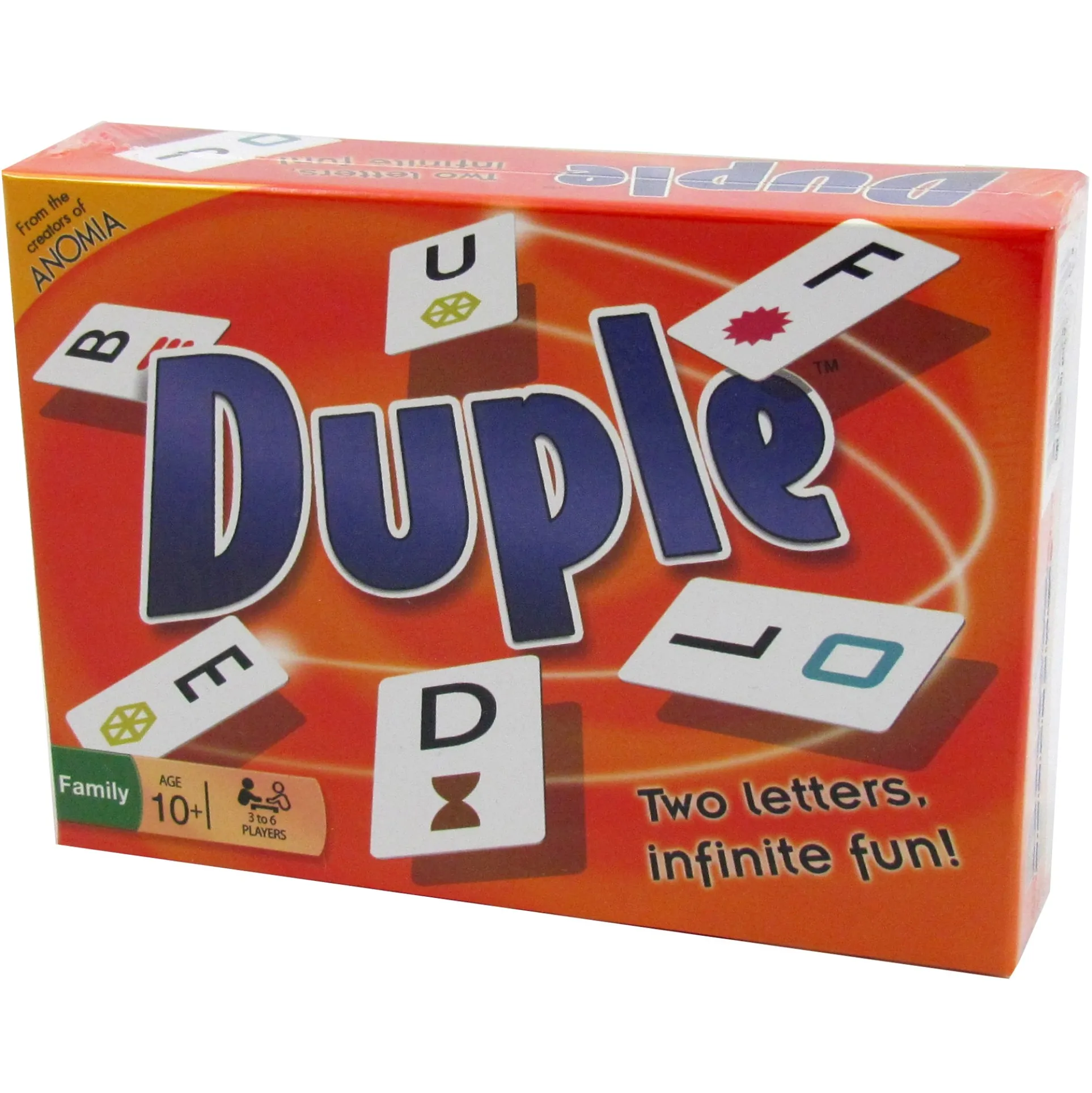Duple Fast-Paced Letter Matching Card Game for 3-6 Players