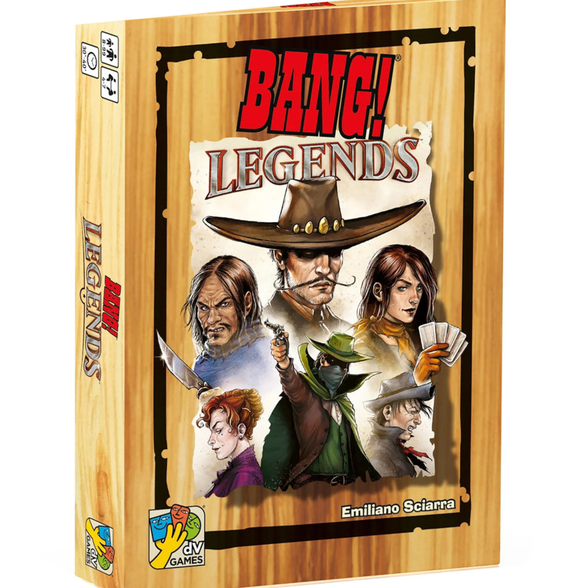 DV Games BANG! Legends Expansion Card Game for Ages 8+