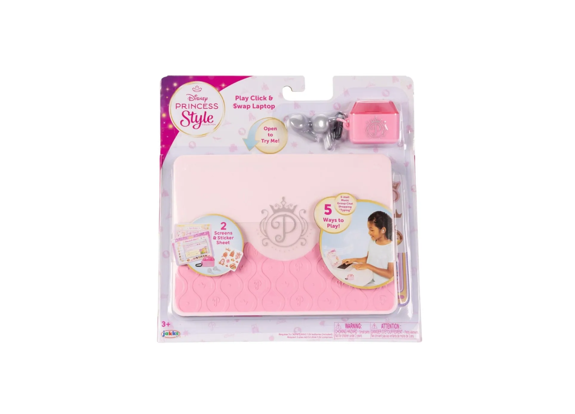 Disney Princess Style Collection Interactive Play Laptop