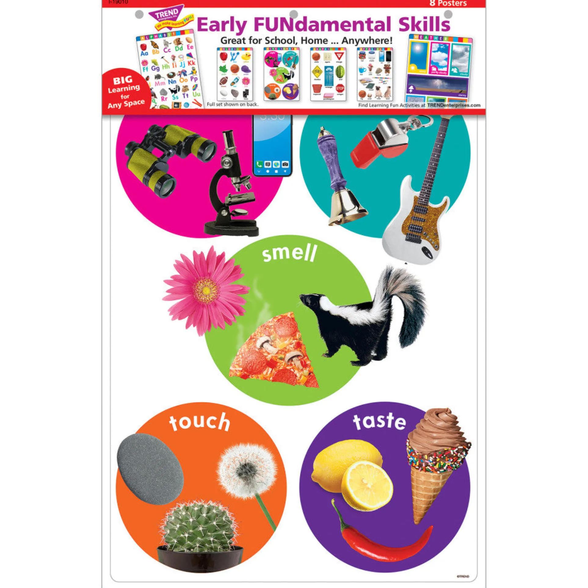Early FUNdamental Skills Learning Set - Educational Posters for Kids