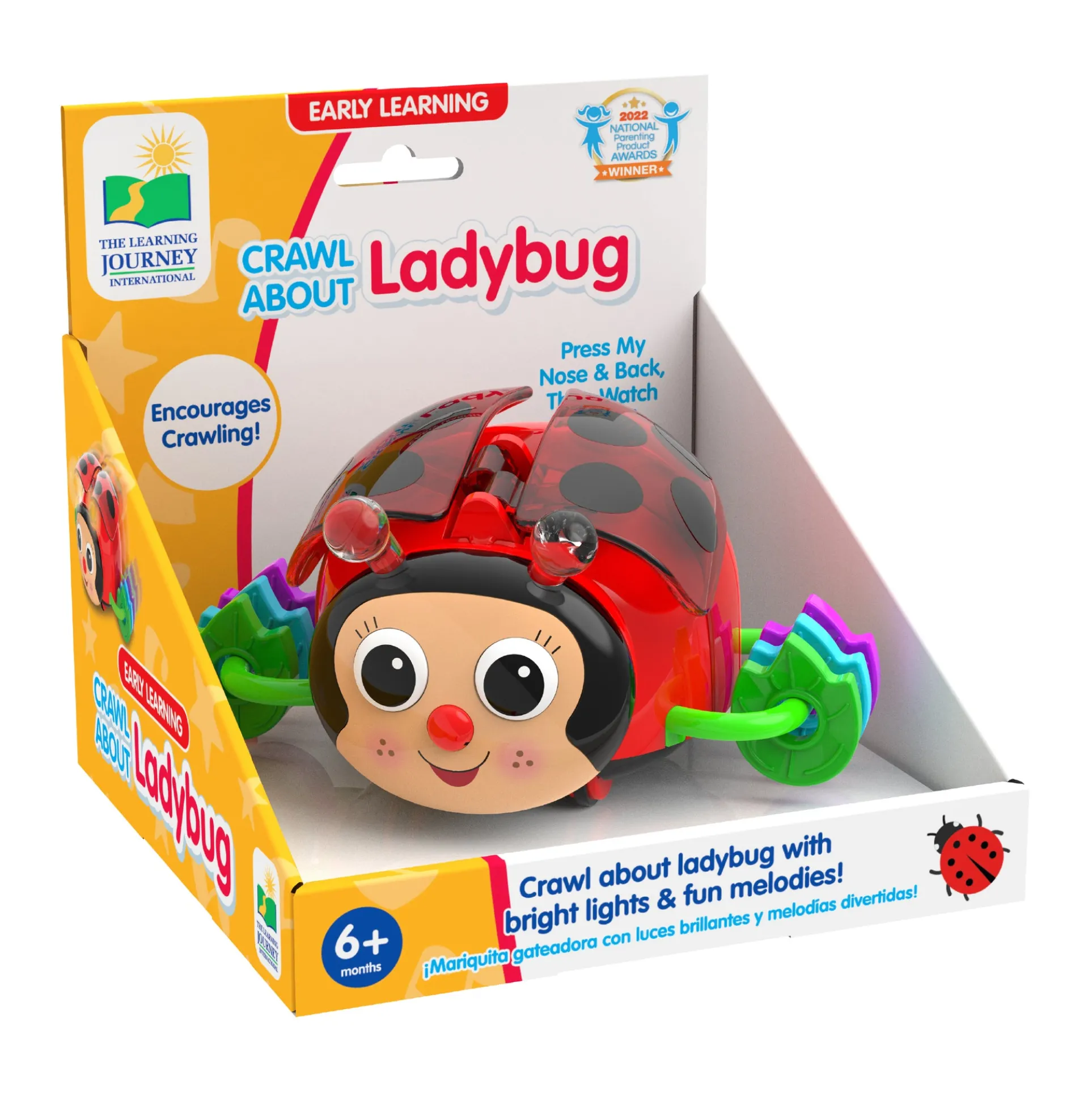 Early Learning Crawl About Ladybug - Interactive Crawling Toy