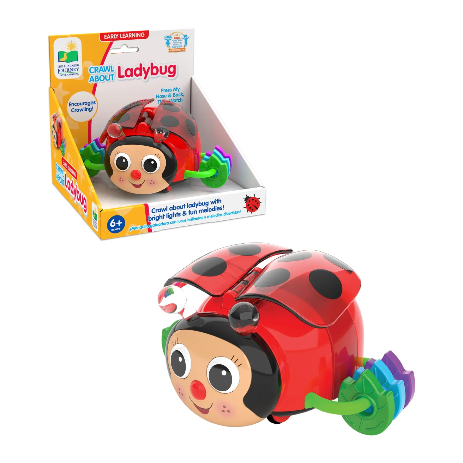 Early Learning Crawl About Ladybug - Interactive Crawling Toy