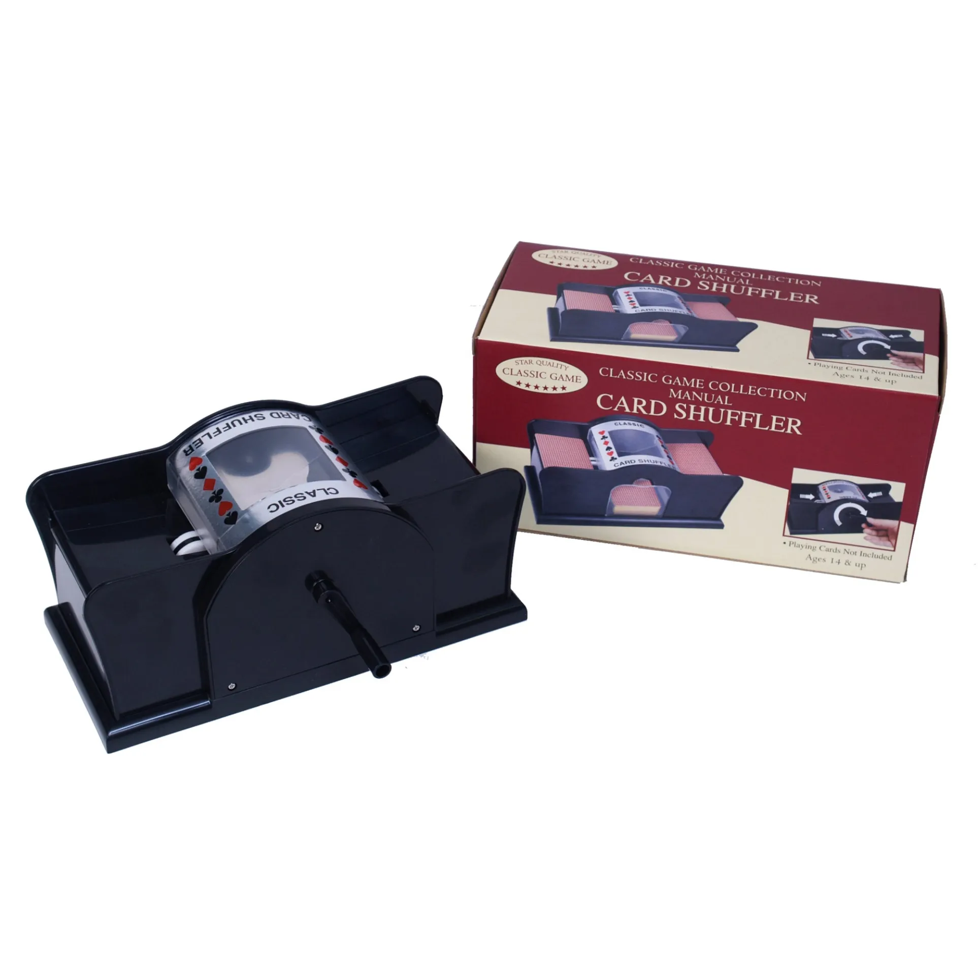 Easy Shuffle Manual 2-Deck Card Mixer