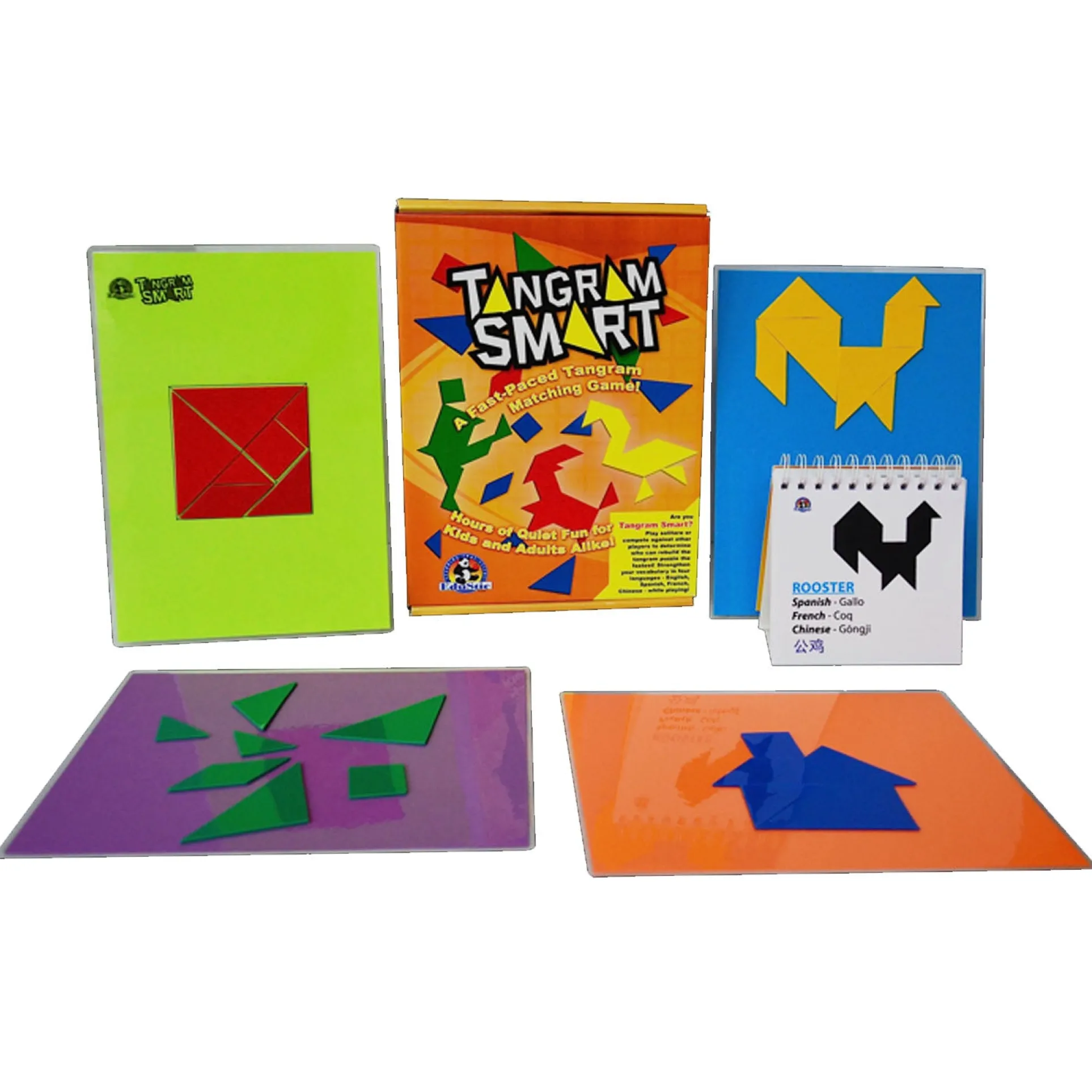 EduStic Tangram Smart Game - Colorful Shape-Matching Challenge