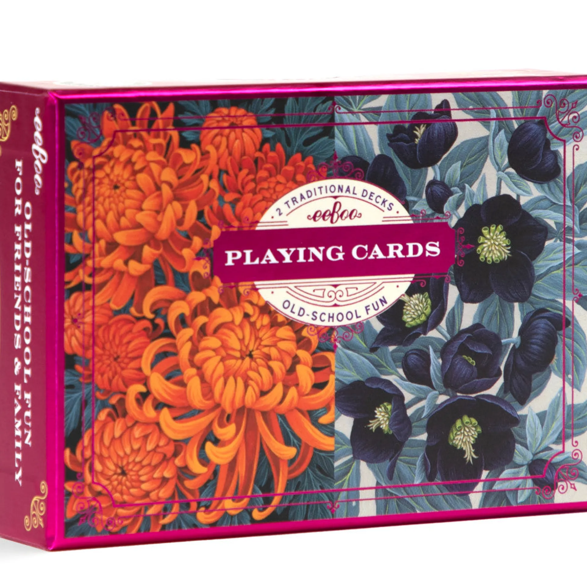 eeBoo Piece & Love: Autumn Abundance - Elegant Adult Playing Cards