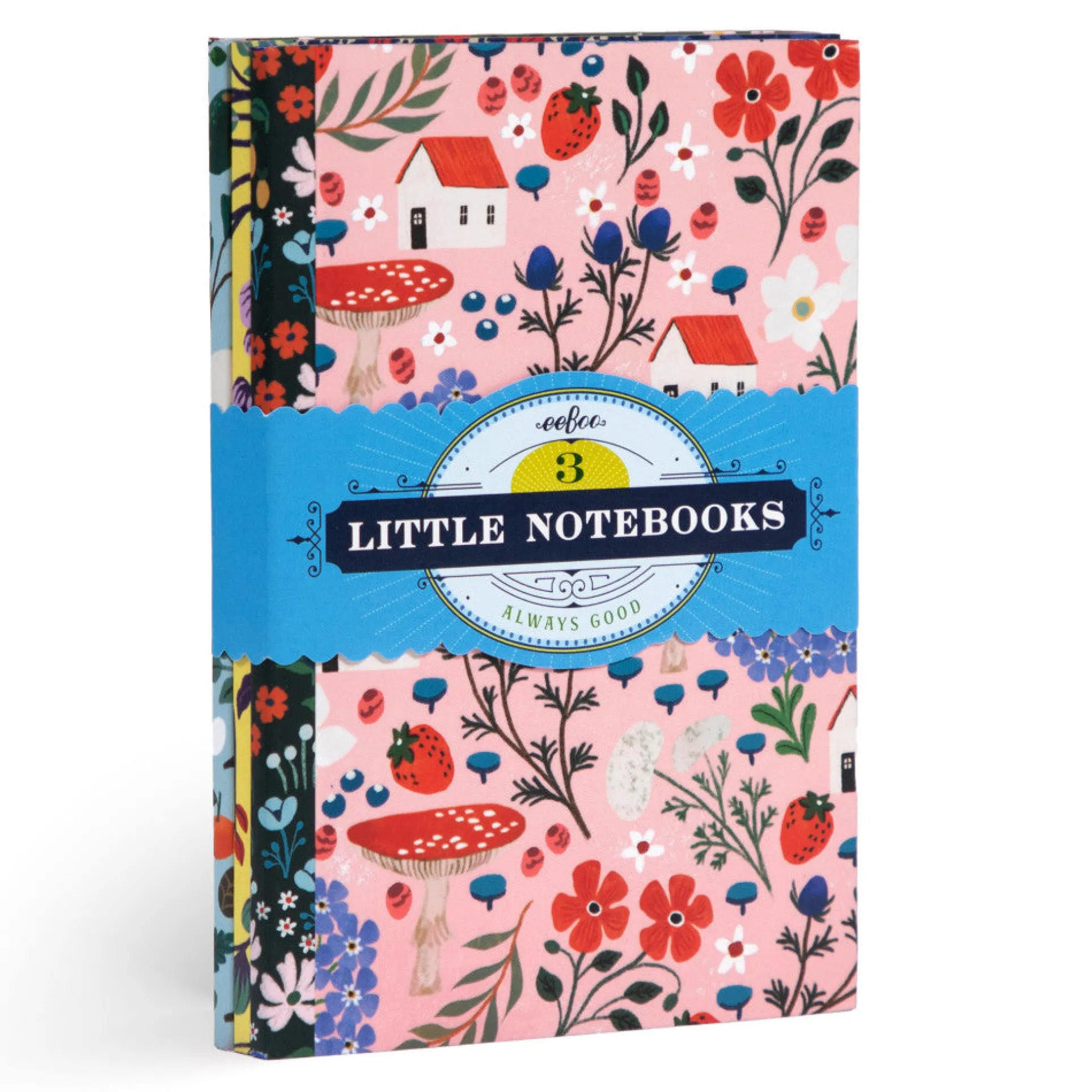 eeBoo Piece & Love: Shelley's Little Books - Set of 3 Colorful Notebooks