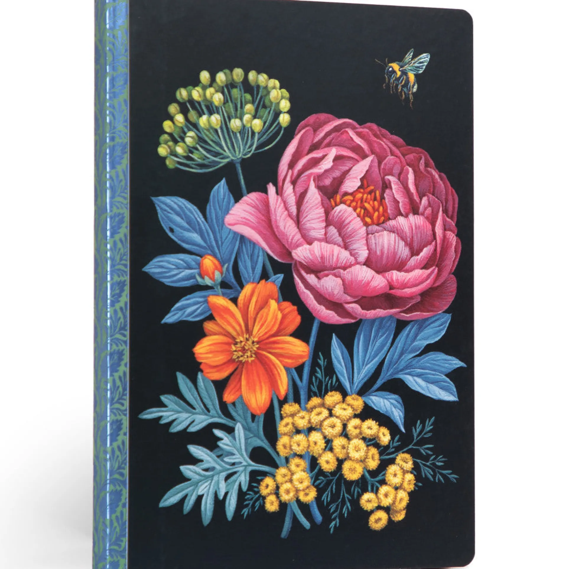 eeBoo Piece & Love: Abundant Bouquet Gilded Journal - Floral Hardcover Diary