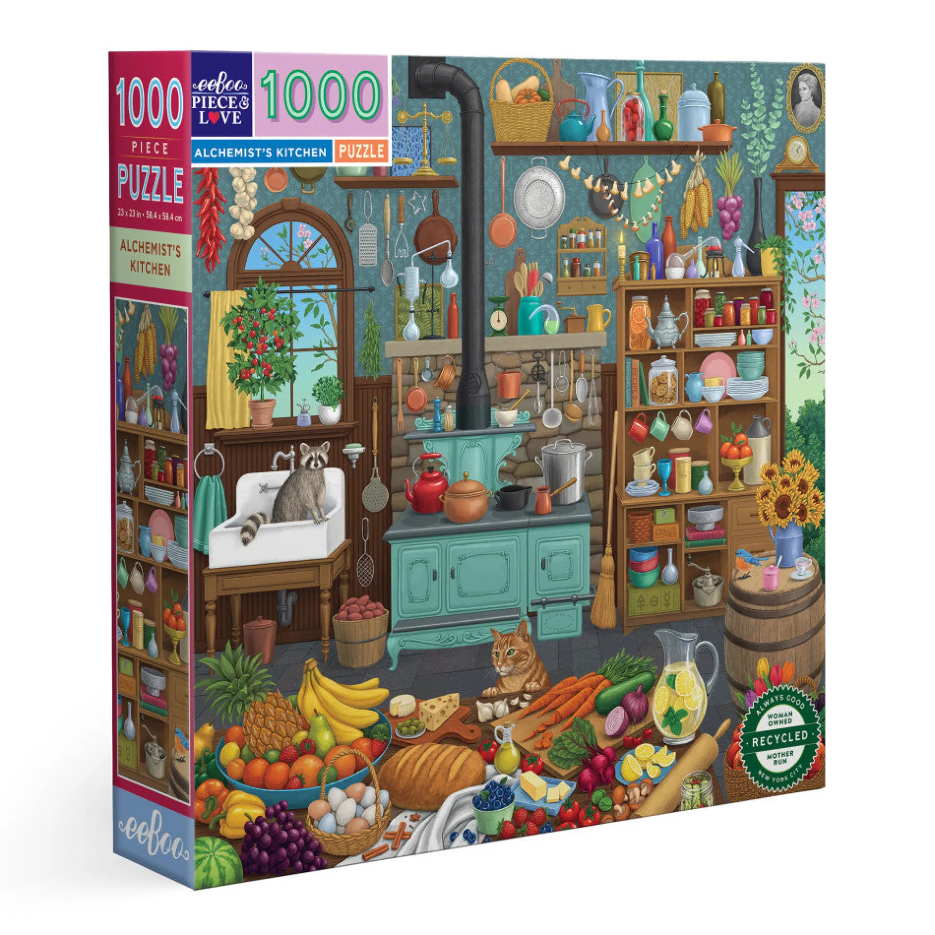 eeBoo Piece & Love Alchemist's Kitchen 1000-Piece Jigsaw Puzzle