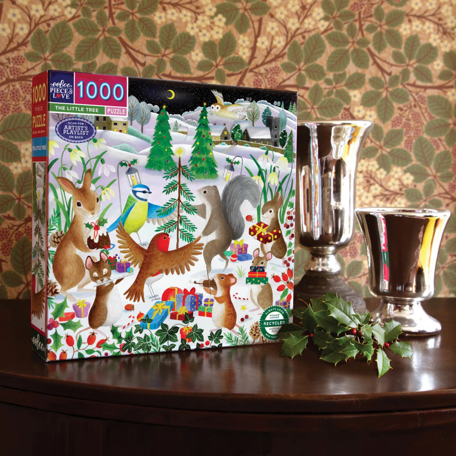 eeBoo Piece & Love: The Little Tree 1000-Piece Puzzle