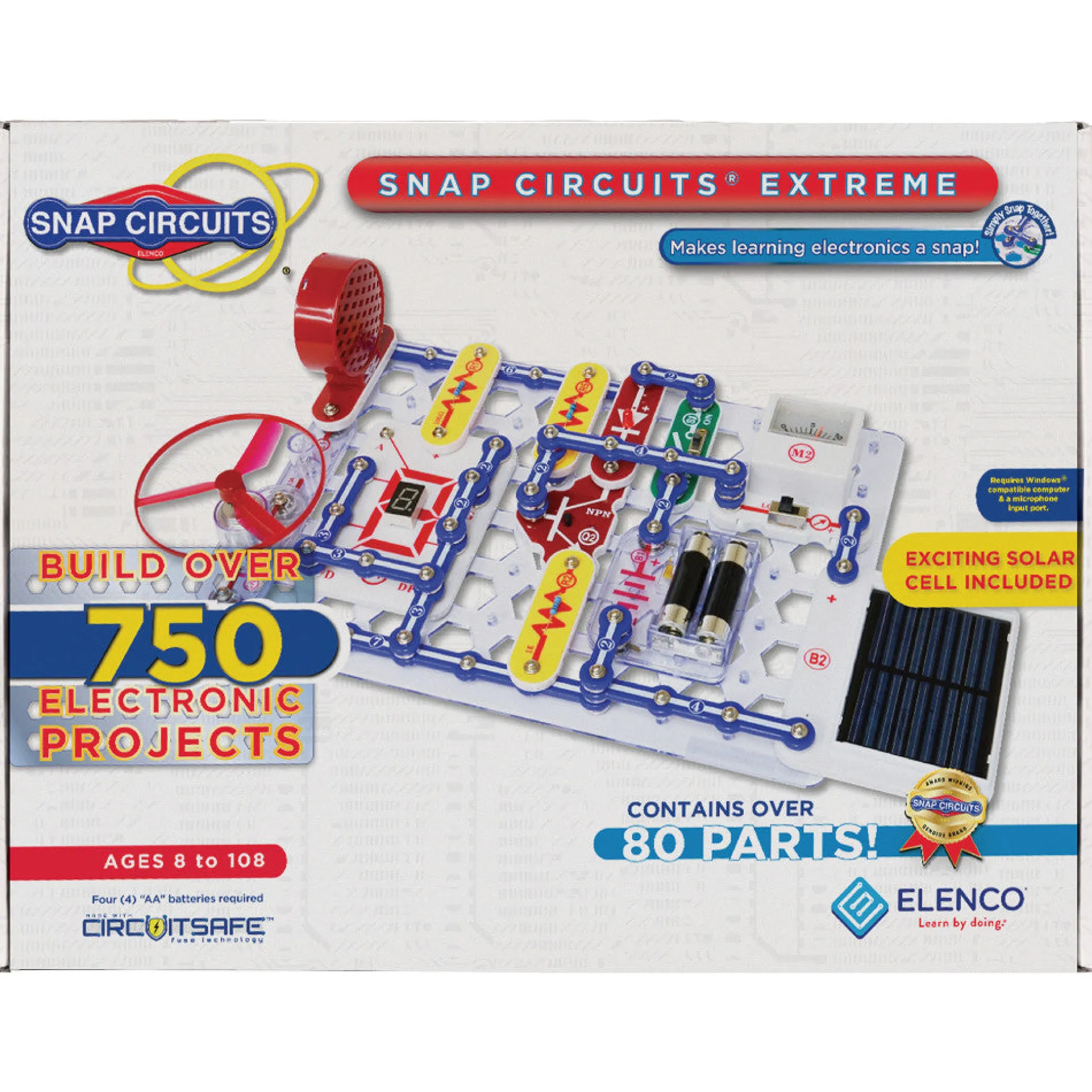 Elenco Snap Circuits Extreme SC-750 - Electronics Exploration Kit