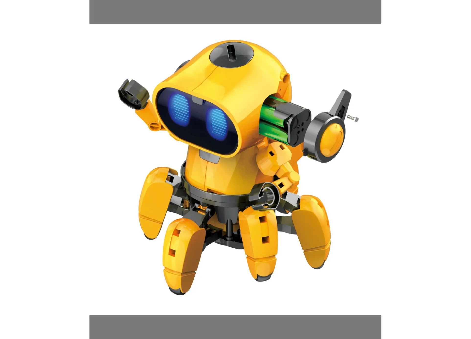 Elenco TEACH TECH Zivko the Robot Kit - Interactive AI Hexiped Robot