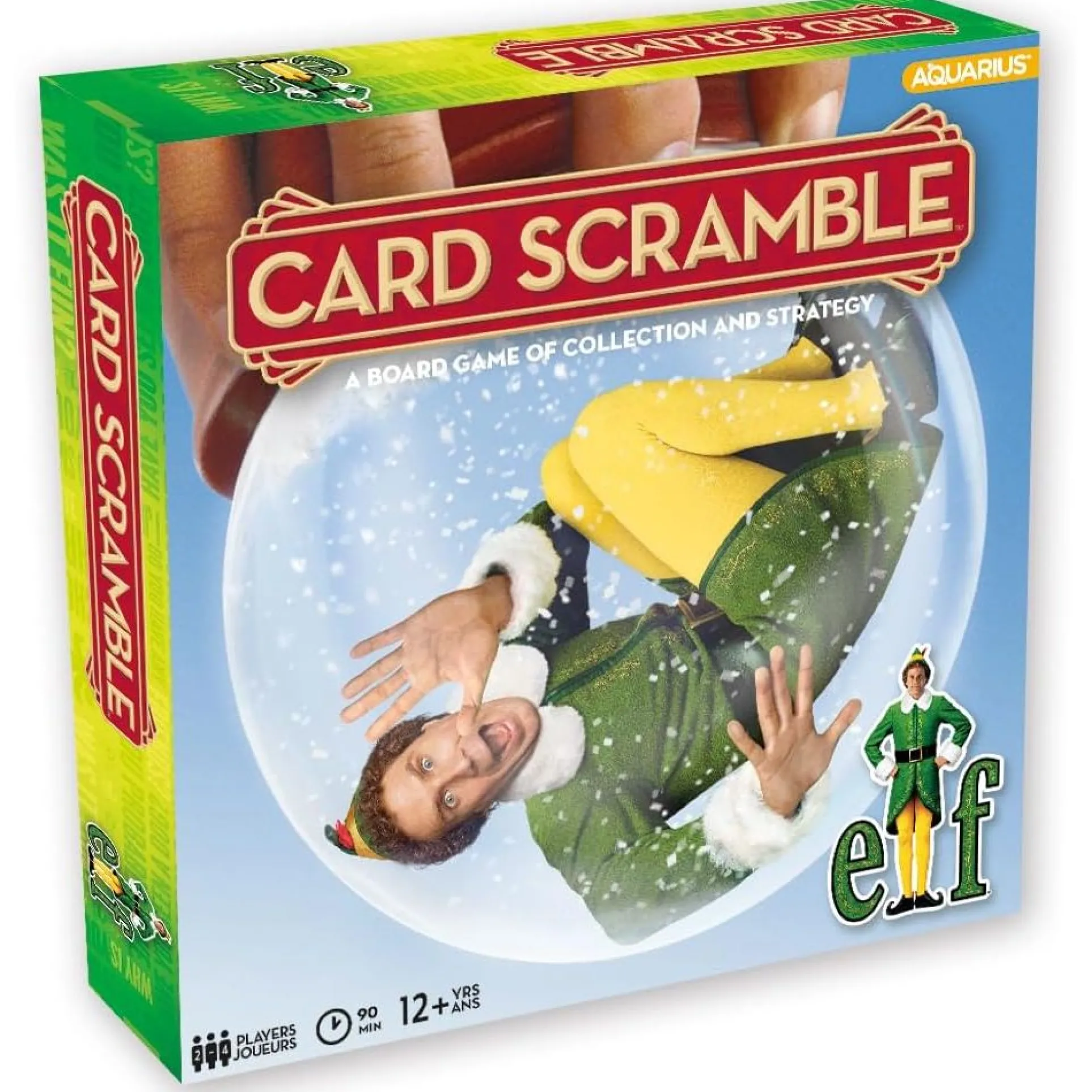 Elf Movie-Themed Card Scramble Board Game