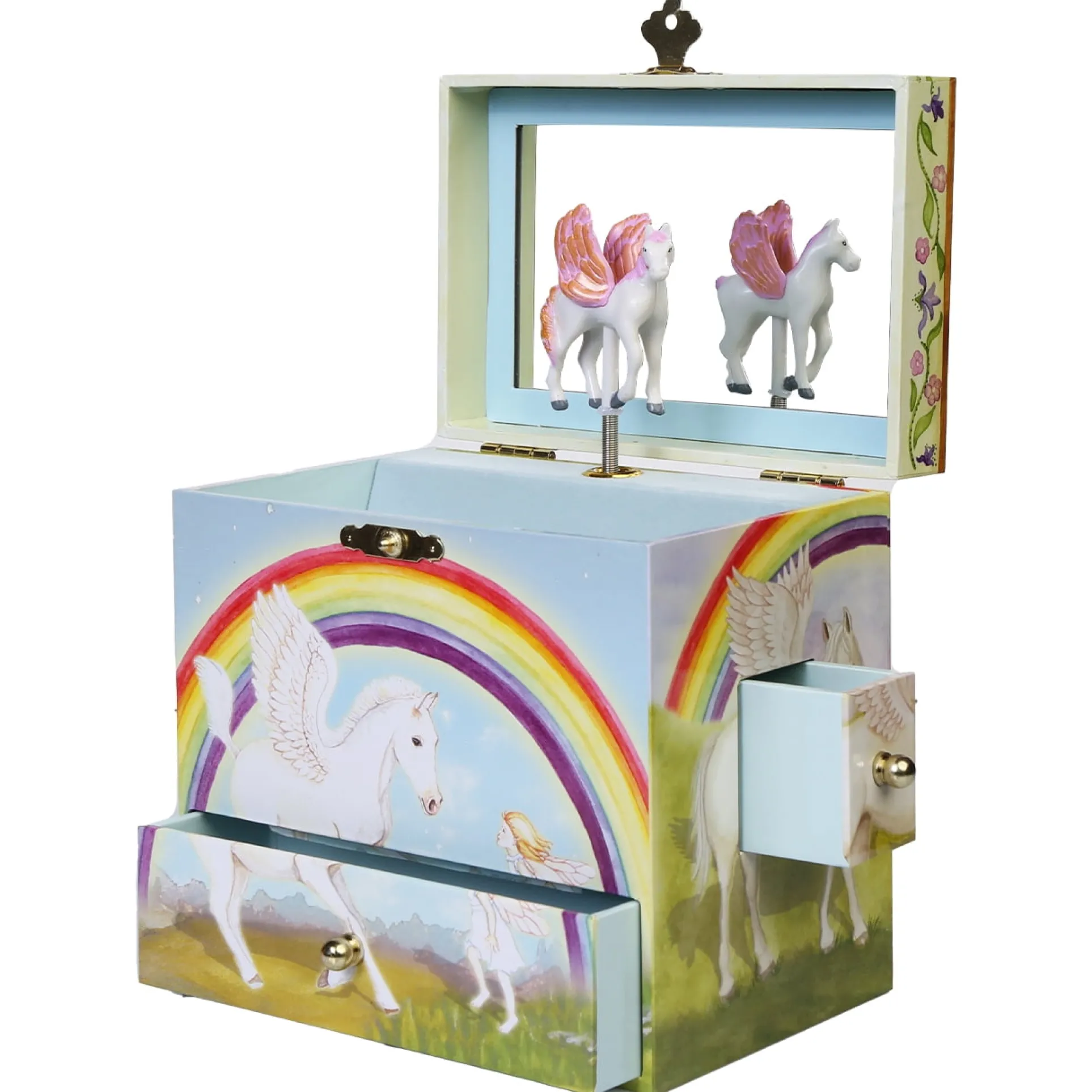 Enchantmints Pegasus Musical Jewelry Box - Unicorn and Fantasy Gifts for Girls