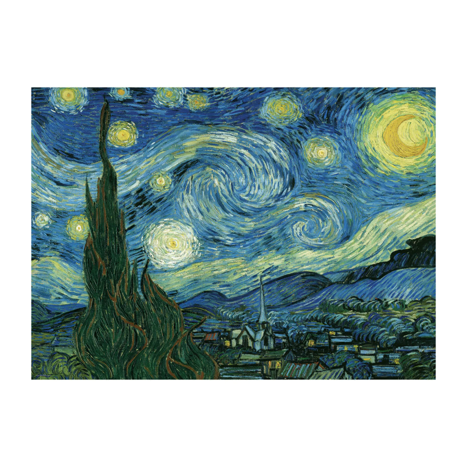 Eurographics Starry Night by Vincent Van Gogh Jigsaw Puzzle - 1000 pc