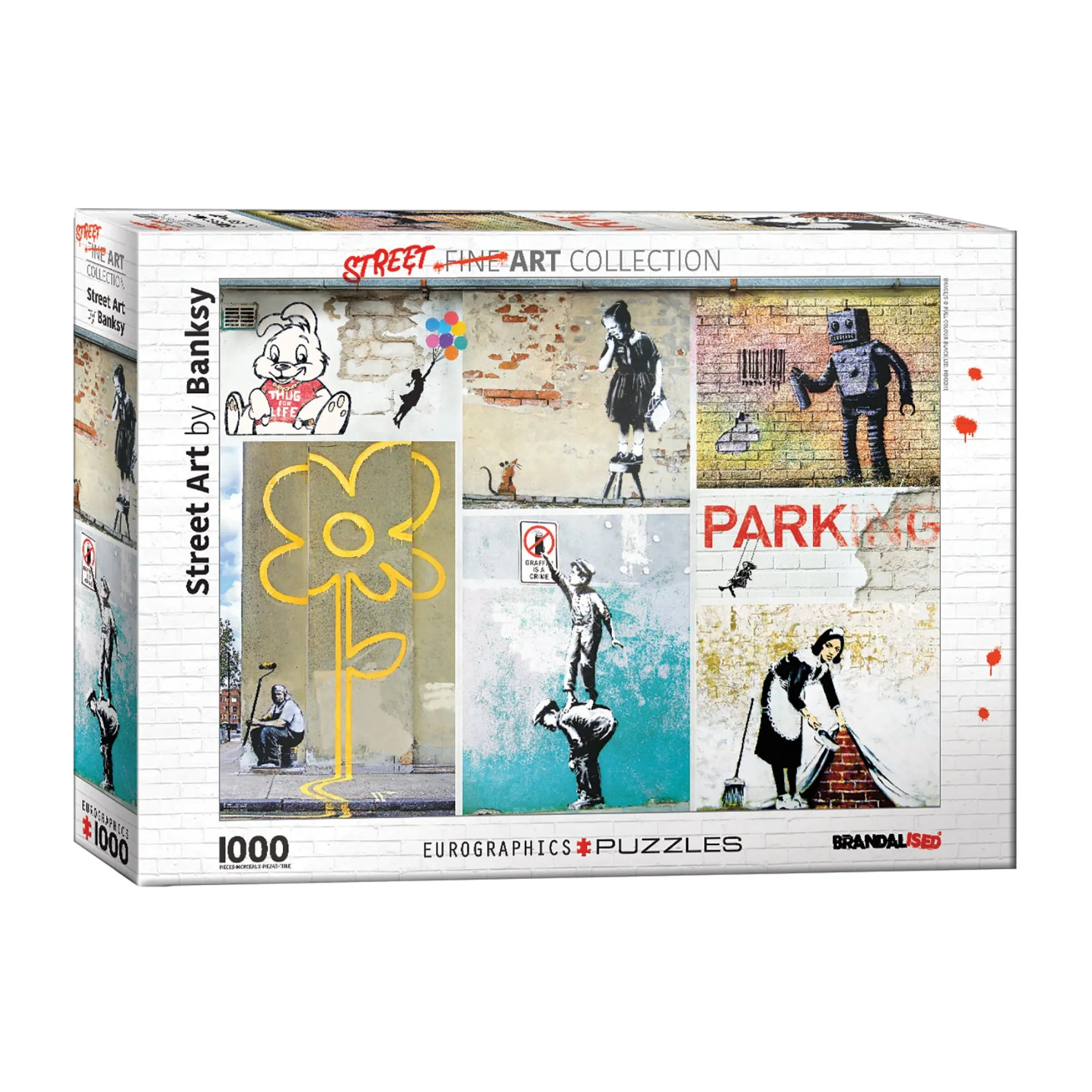 Eurographics Street Art by Banksy Jigsaw Puzzle - 1000 pc